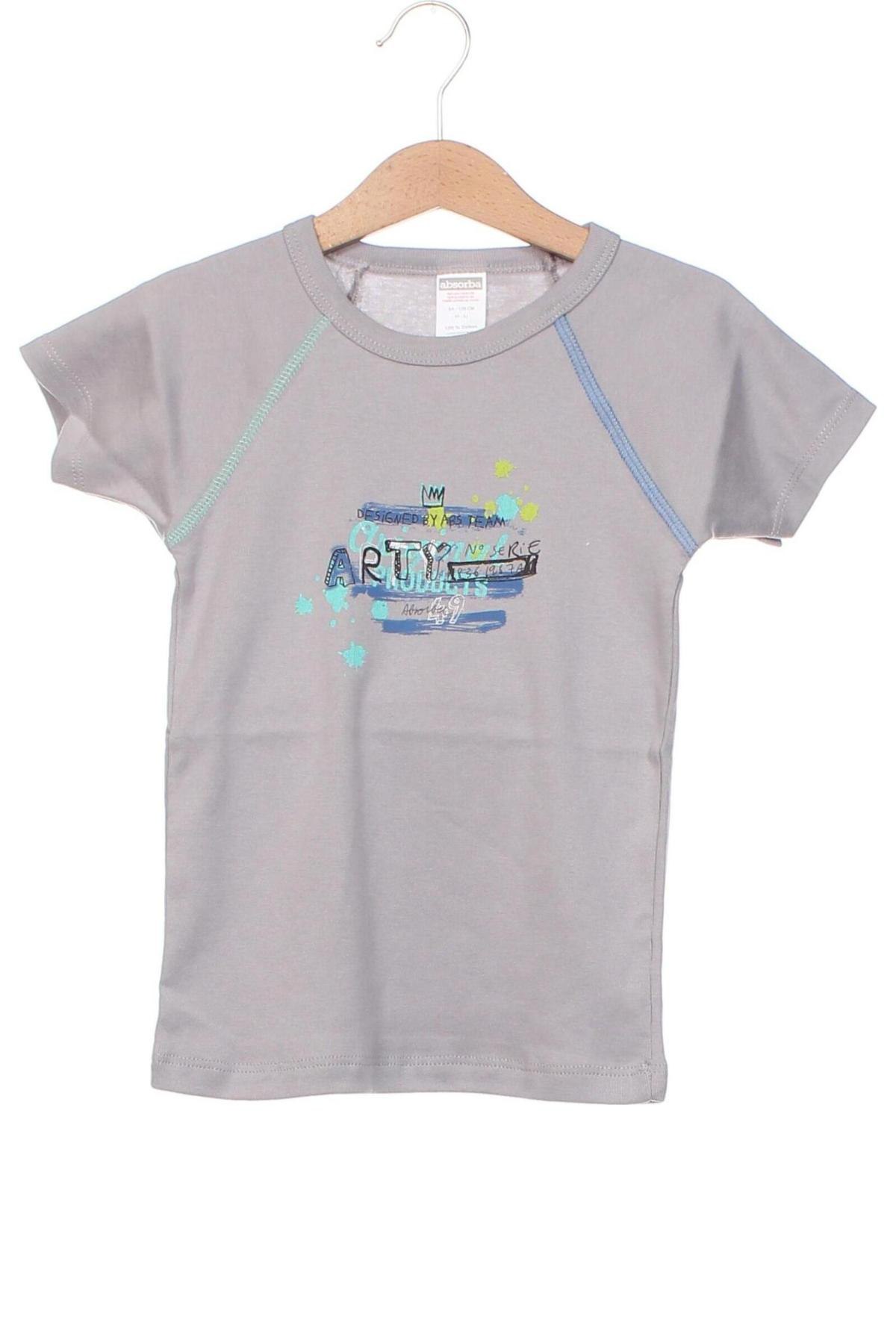 Kinder Shirt Absorba, Größe 7-8y/ 128-134 cm, Farbe Grau, Preis 7,99 €