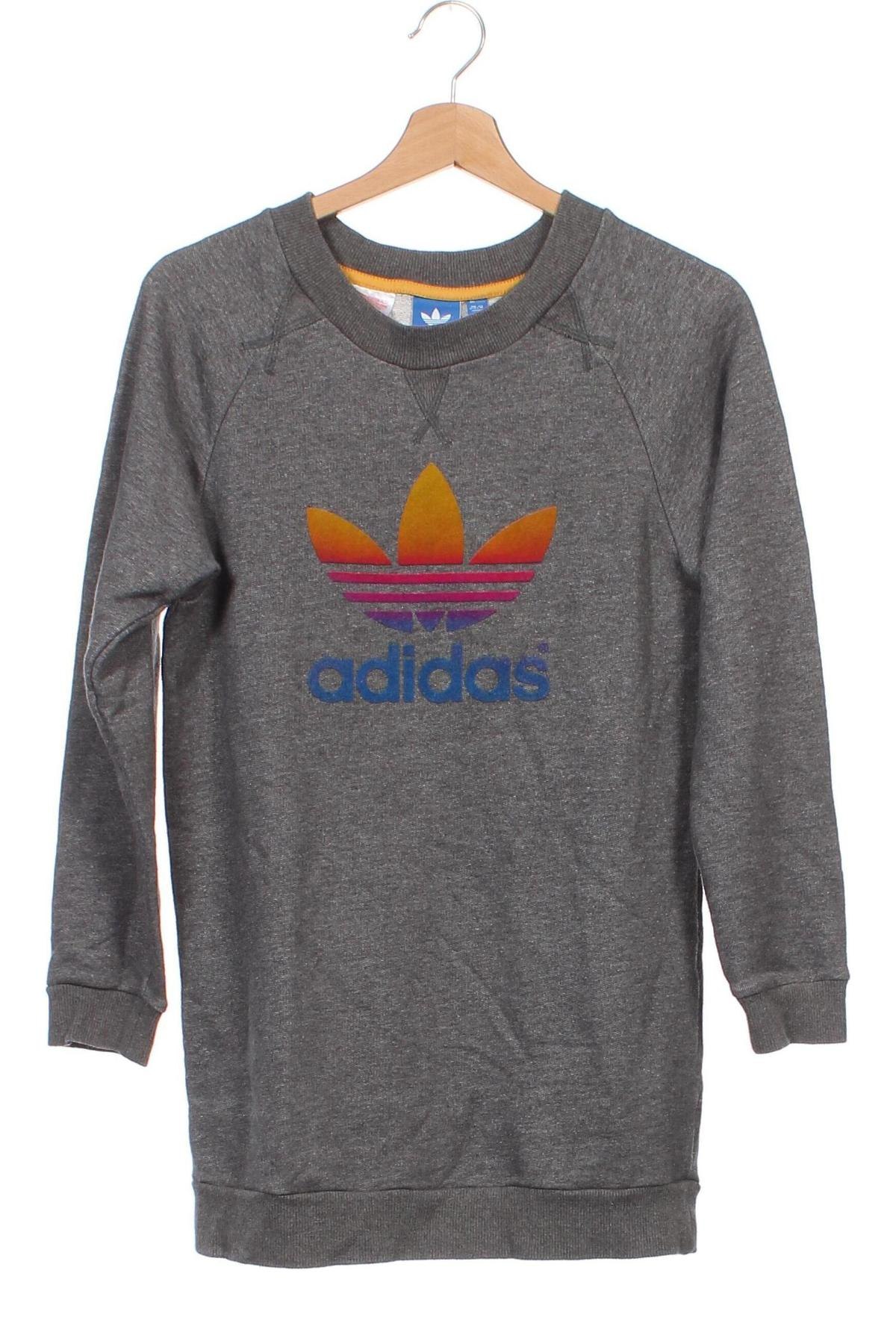 Kinder Shirt Adidas, Größe 11-12y/ 152-158 cm, Farbe Grau, Preis 6,91 €