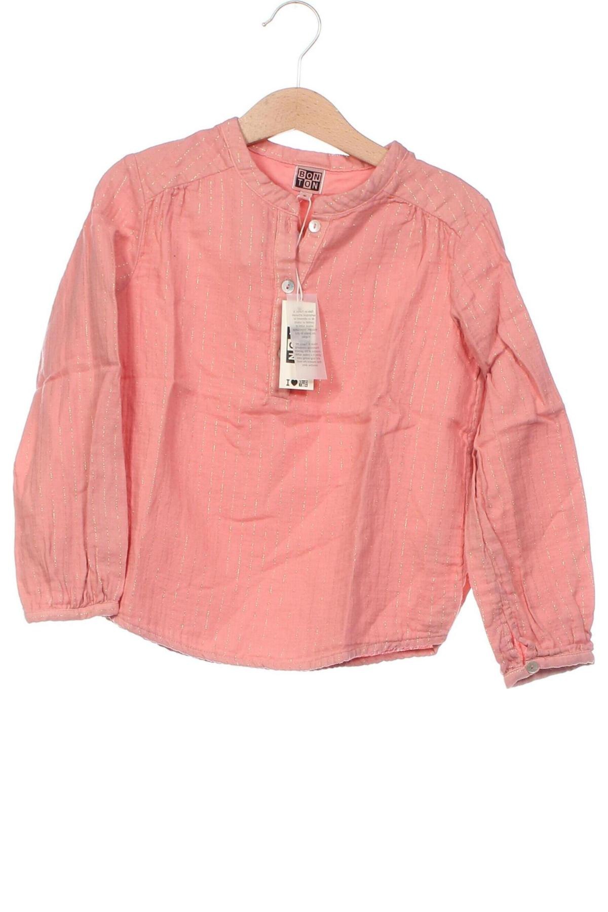 Kinder Shirt Bonton, Größe 6-7y/ 122-128 cm, Farbe Rosa, Preis € 14,02