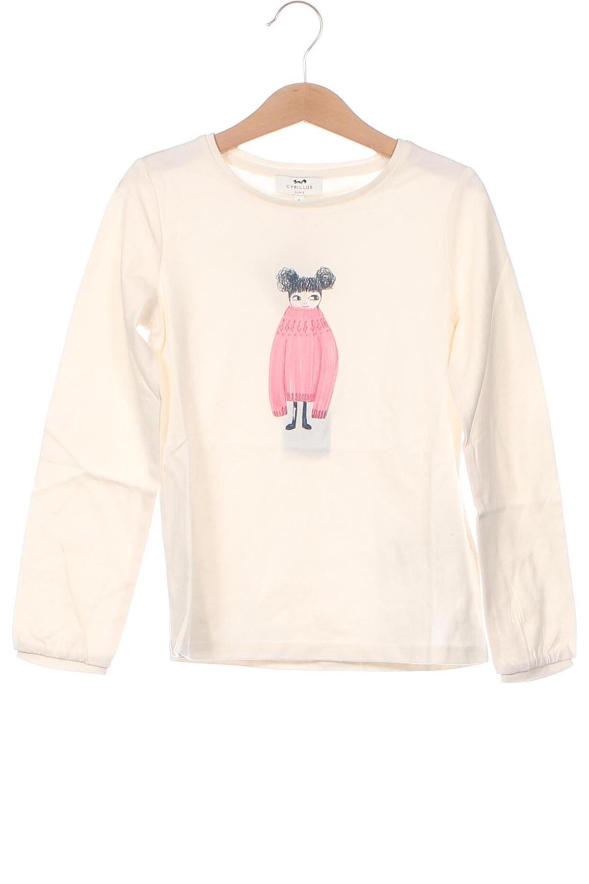 Kinder Shirt Cyrillus, Größe 6-7y/ 122-128 cm, Farbe Weiß, Preis 35,05 €