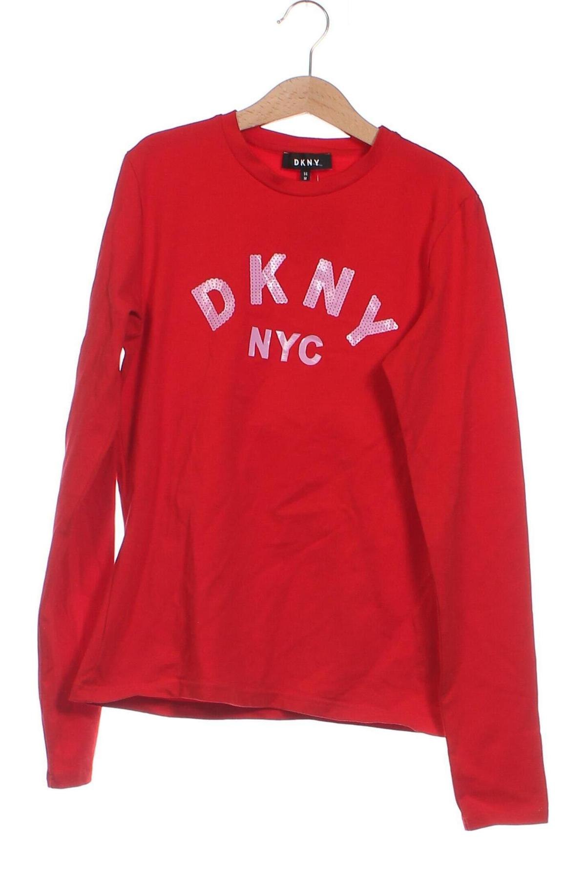 Παιδική μπλούζα DKNY, Μέγεθος 15-18y/ 170-176 εκ., Χρώμα Κόκκινο, Τιμή 11,72 €