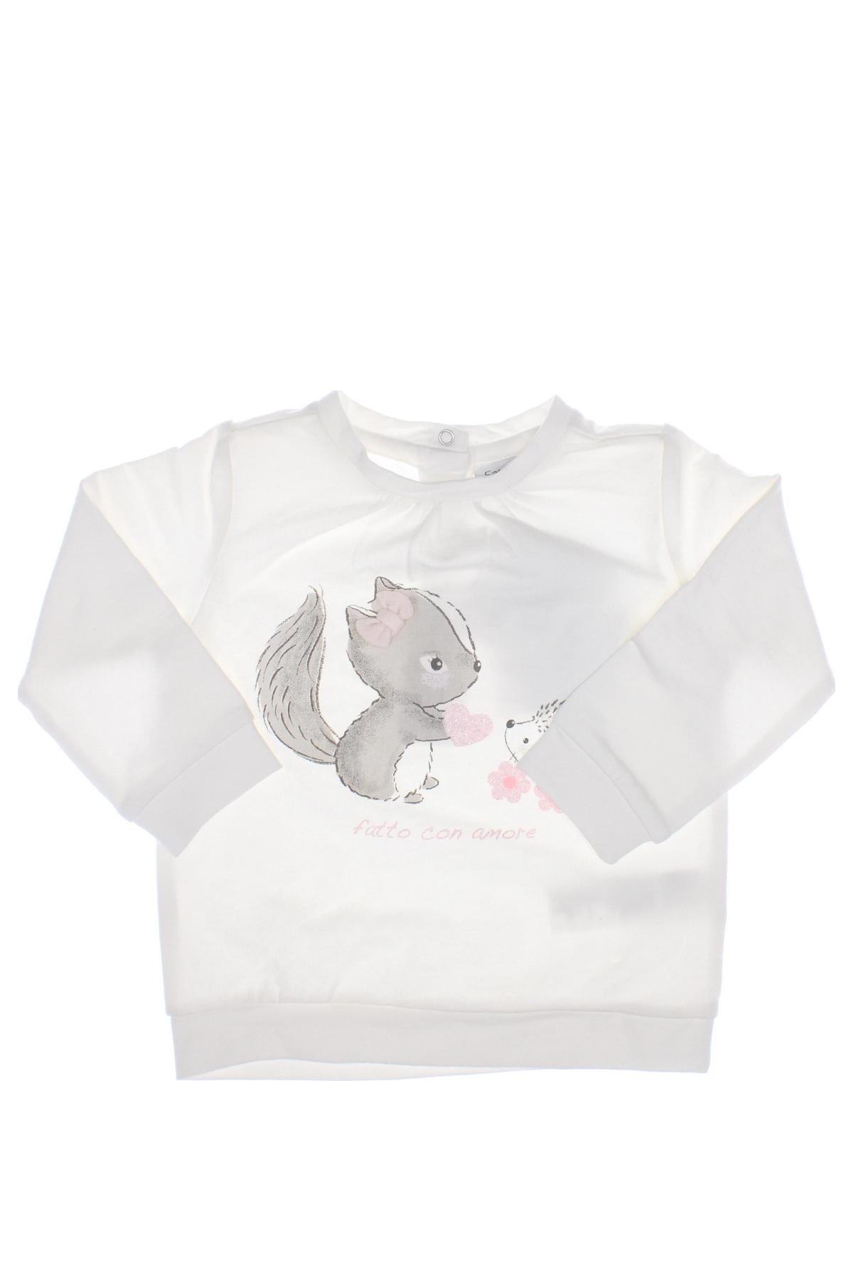 Детска блуза Fagottino By Oviesse, Размер 3-6m/ 62-68 см, Цвят Бял, Цена 18,00 лв.