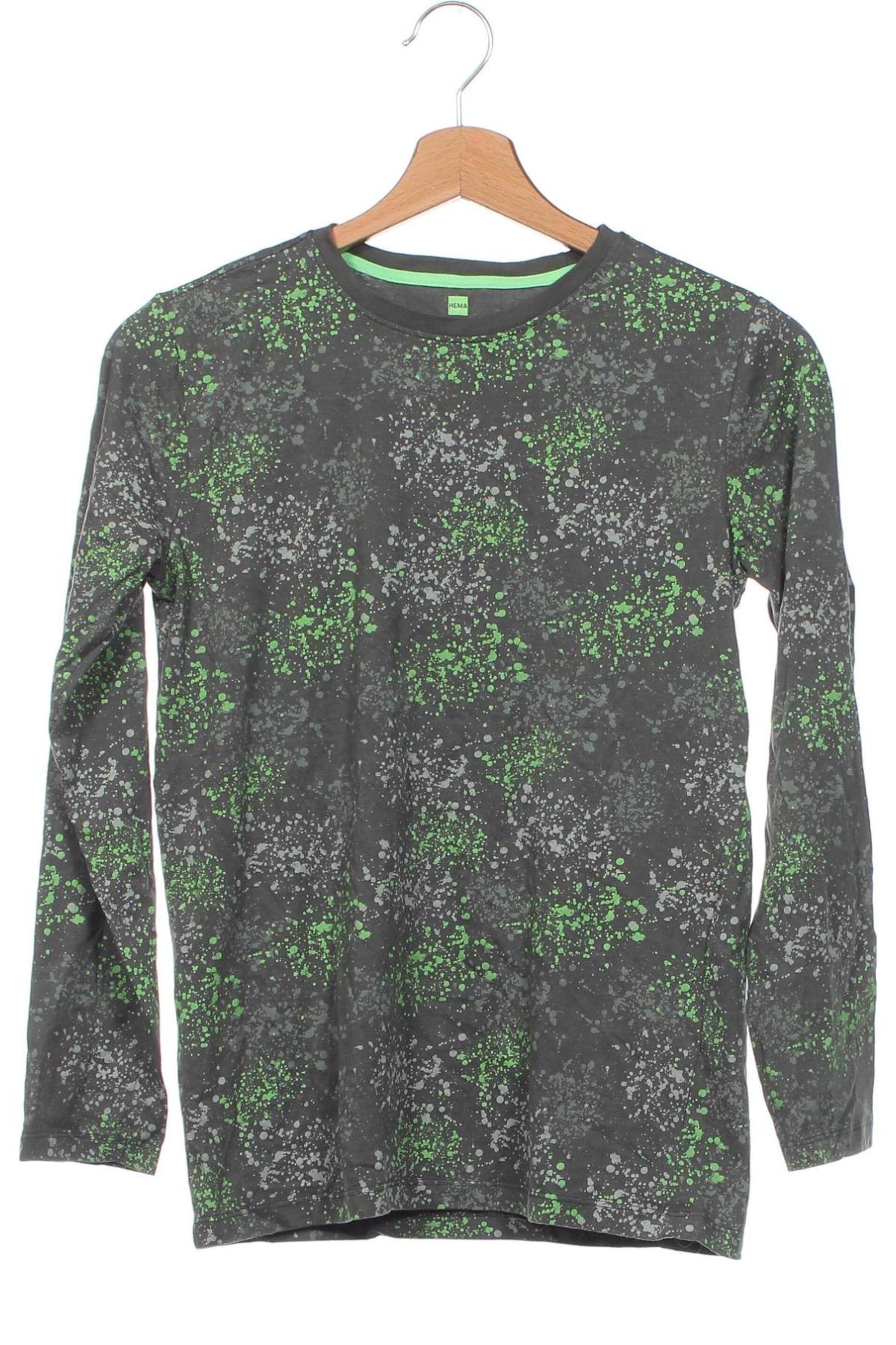 Kinder Shirt Hema, Größe 10-11y/ 146-152 cm, Farbe Grün, Preis 7,65 €