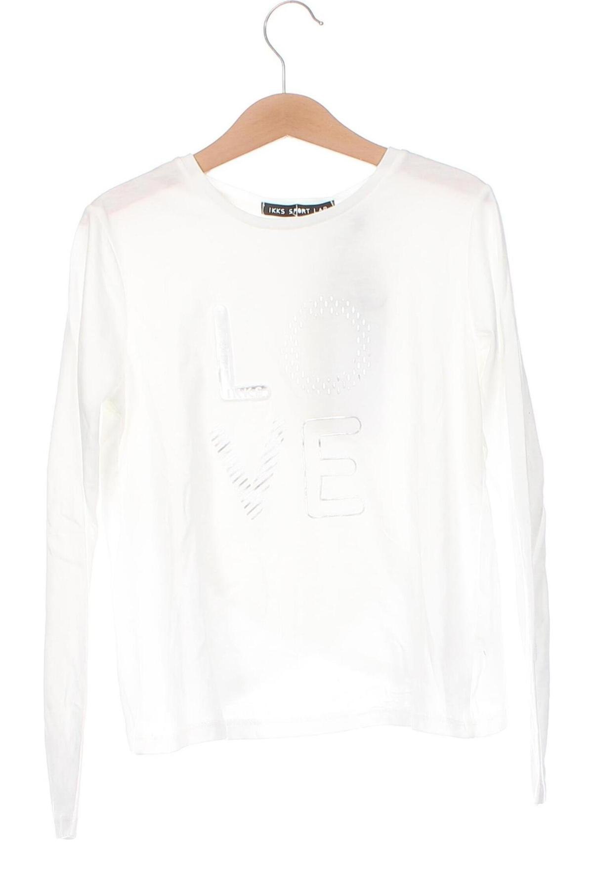 Παιδική μπλούζα IKKS, Μέγεθος 9-10y/ 140-146 εκ., Χρώμα Λευκό, Τιμή 16,50 €