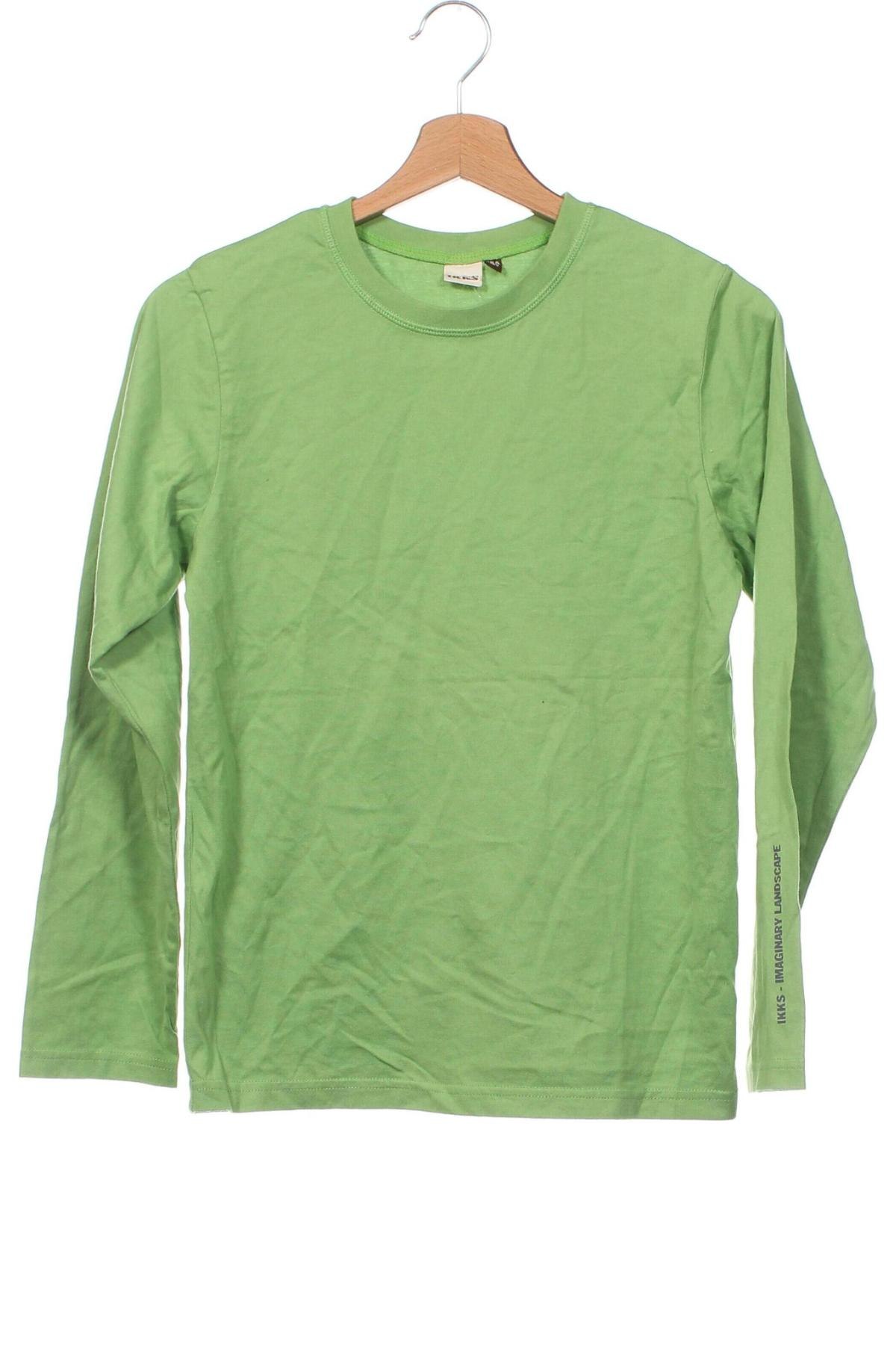 Bluză pentru copii IKKS, Mărime 10-11y/ 146-152 cm, Culoare Verde, Preț 91,28 Lei