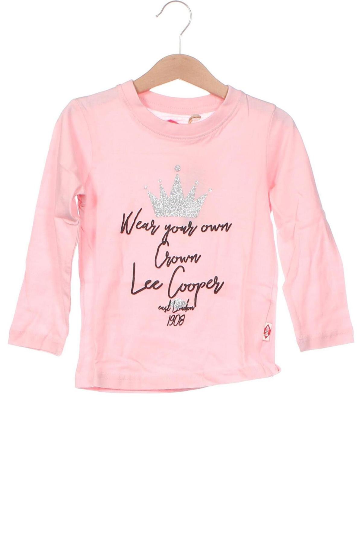 Kinder Shirt Lee Cooper, Größe 4-5y/ 110-116 cm, Farbe Rosa, Preis 26,29 €