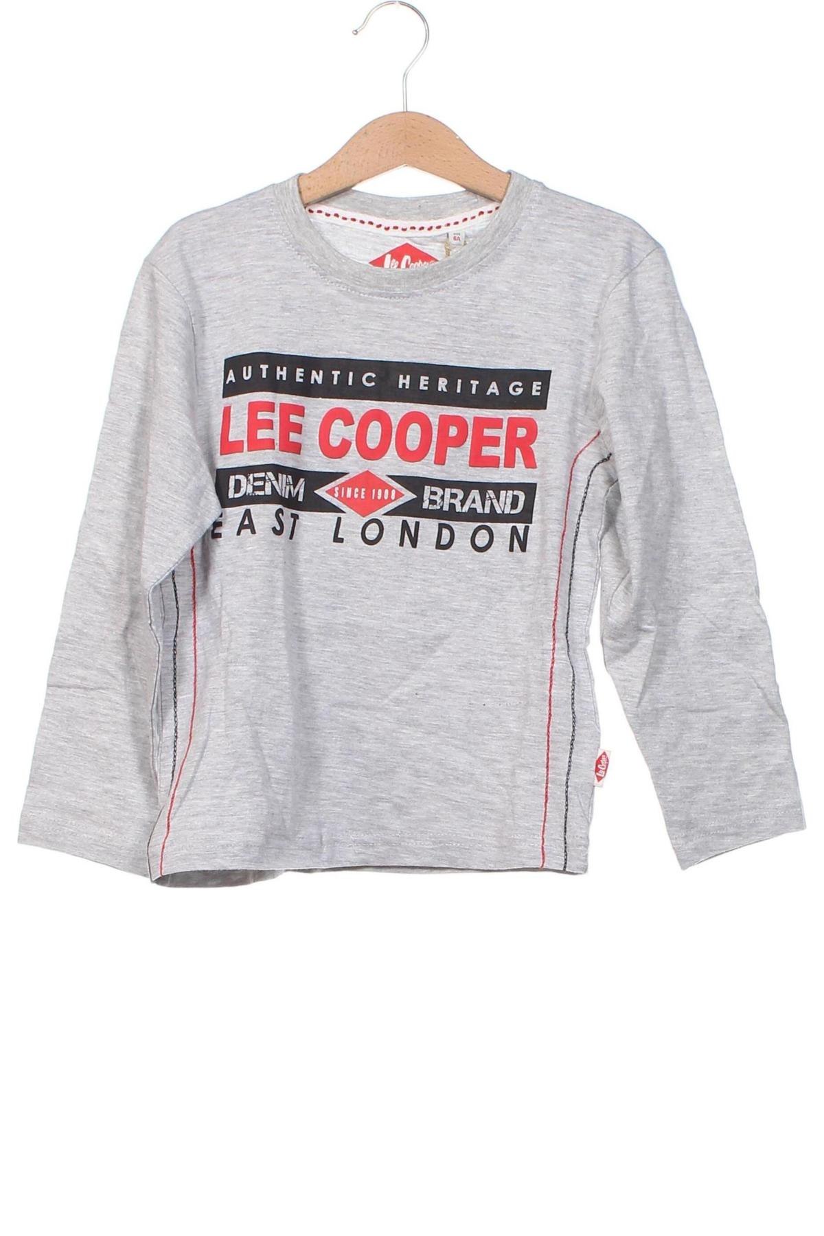 Bluză pentru copii Lee Cooper, Mărime 5-6y/ 116-122 cm, Culoare Gri, Preț 134,21 Lei