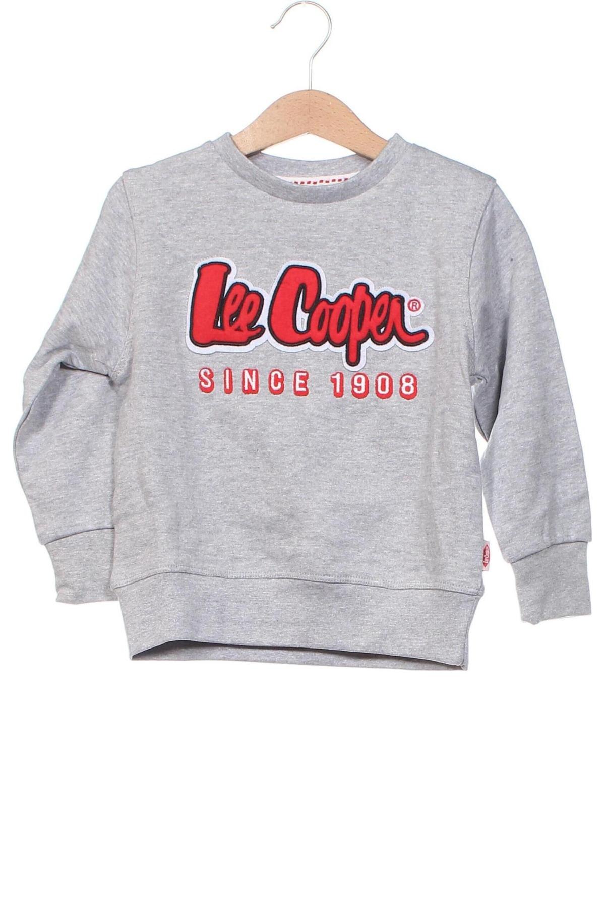 Kinder Shirt Lee Cooper, Größe 3-4y/ 104-110 cm, Farbe Grau, Preis 26,29 €