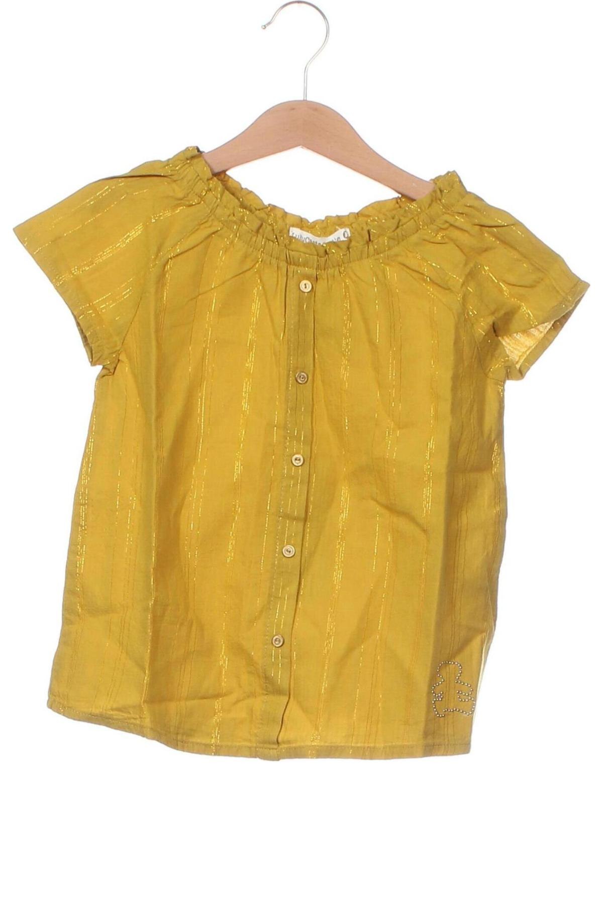 Kinder Shirt LuluCastagnette, Größe 5-6y/ 116-122 cm, Farbe Gelb, Preis 5,26 €