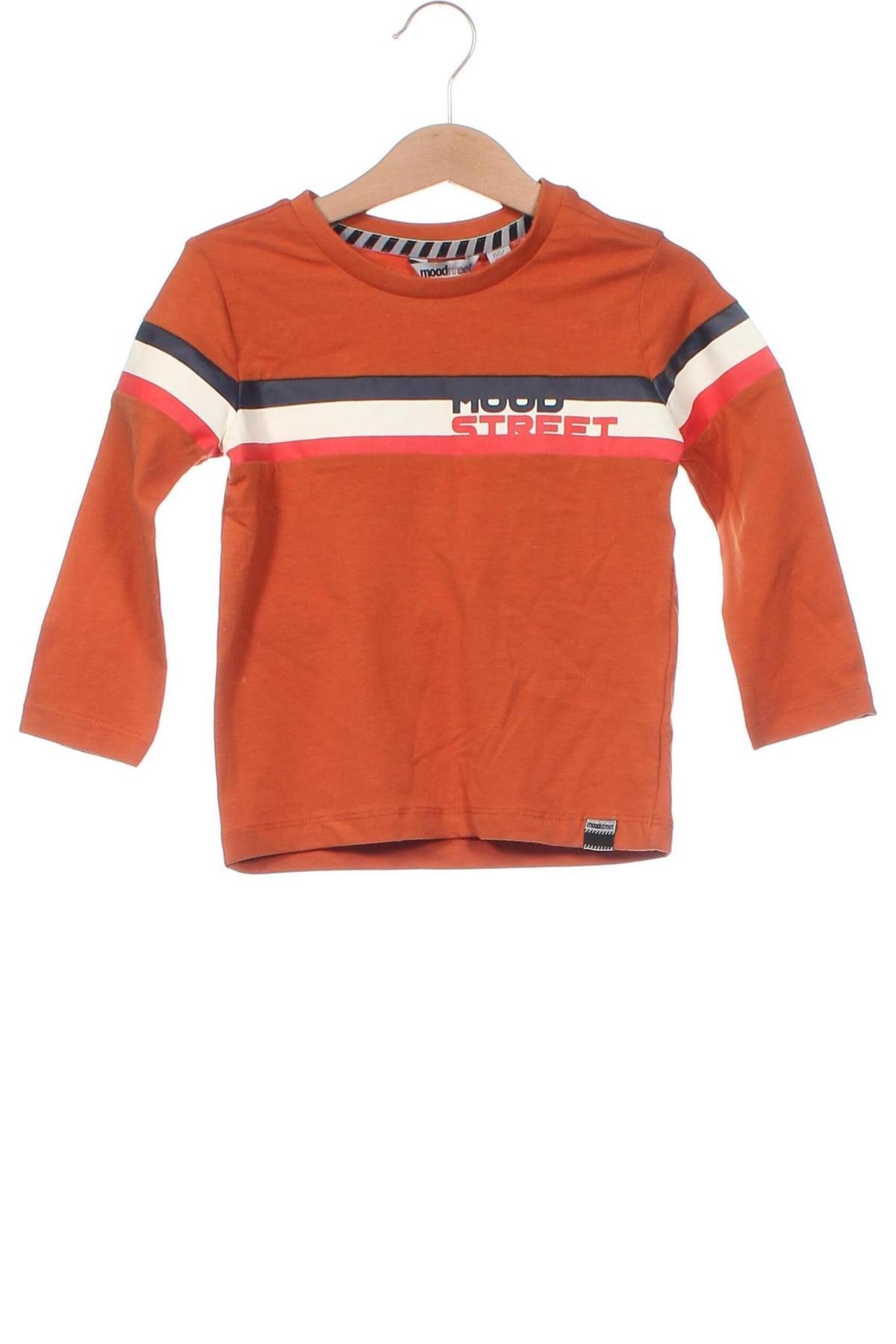 Детска блуза Moodstreet, Размер 18-24m/ 86-98 см, Цвят Кафяв, Цена 7,80 лв.