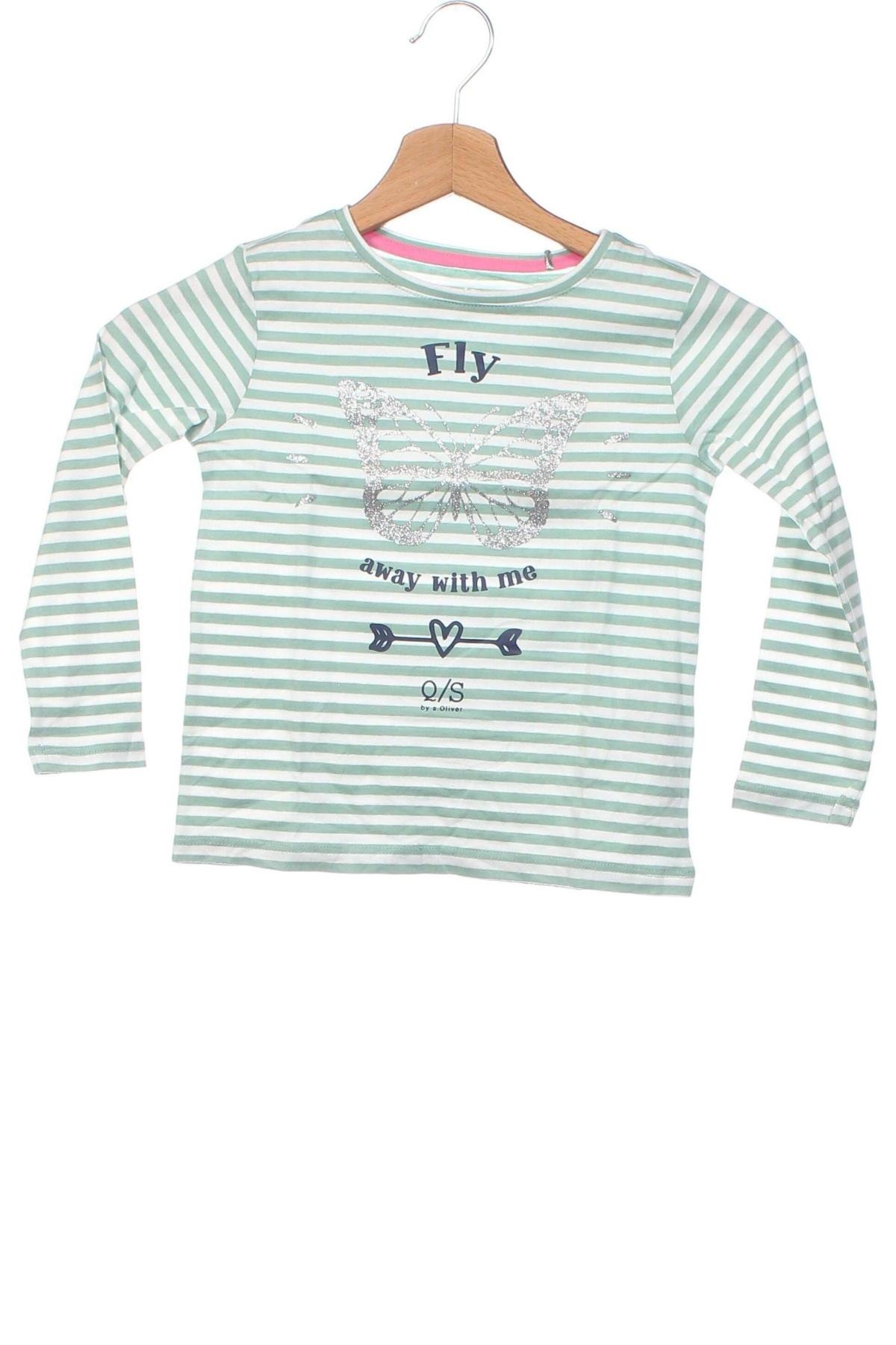Детска блуза Q/S by S.Oliver, Размер 3-4y/ 104-110 см, Цвят Многоцветен, Цена 7,65 лв.