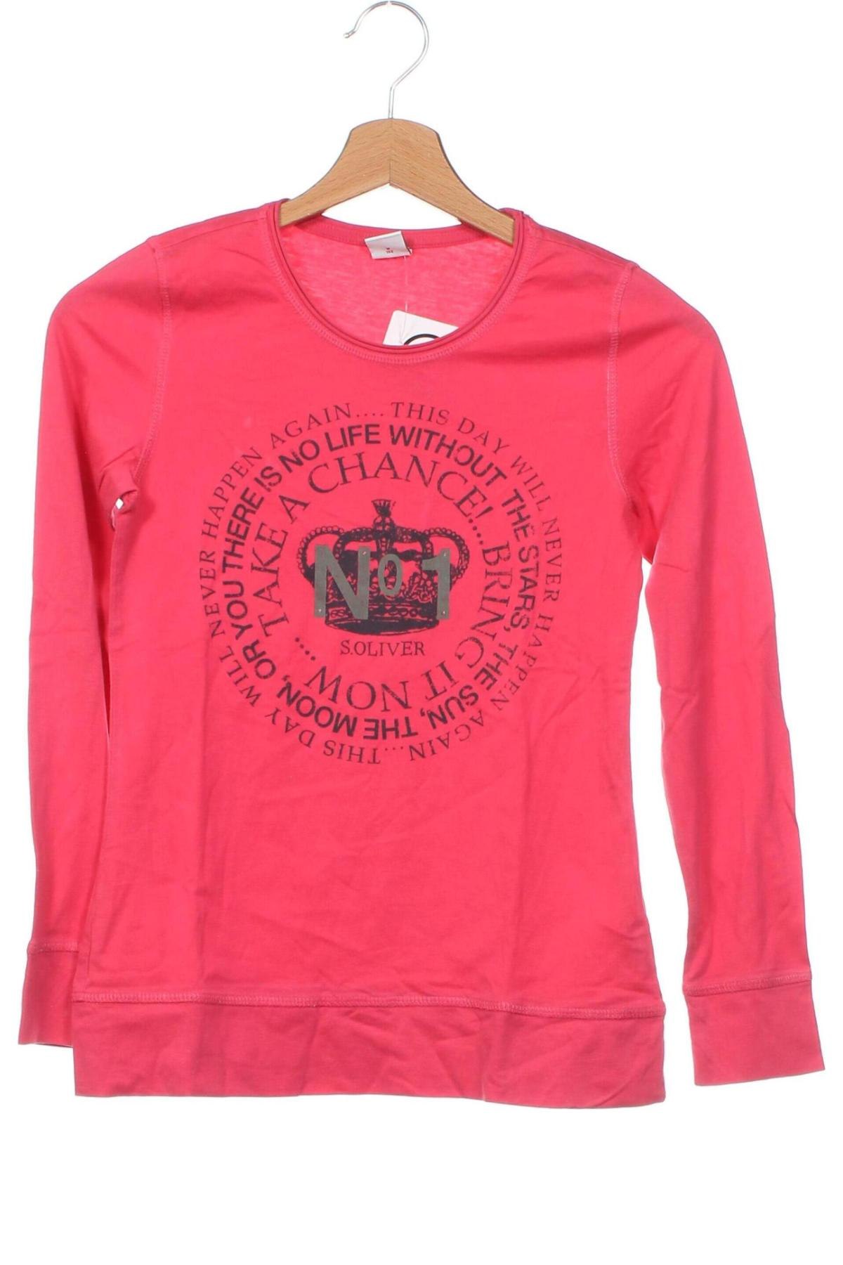 Kinder Shirt S.Oliver, Größe 10-11y/ 146-152 cm, Farbe Rosa, Preis € 5,79