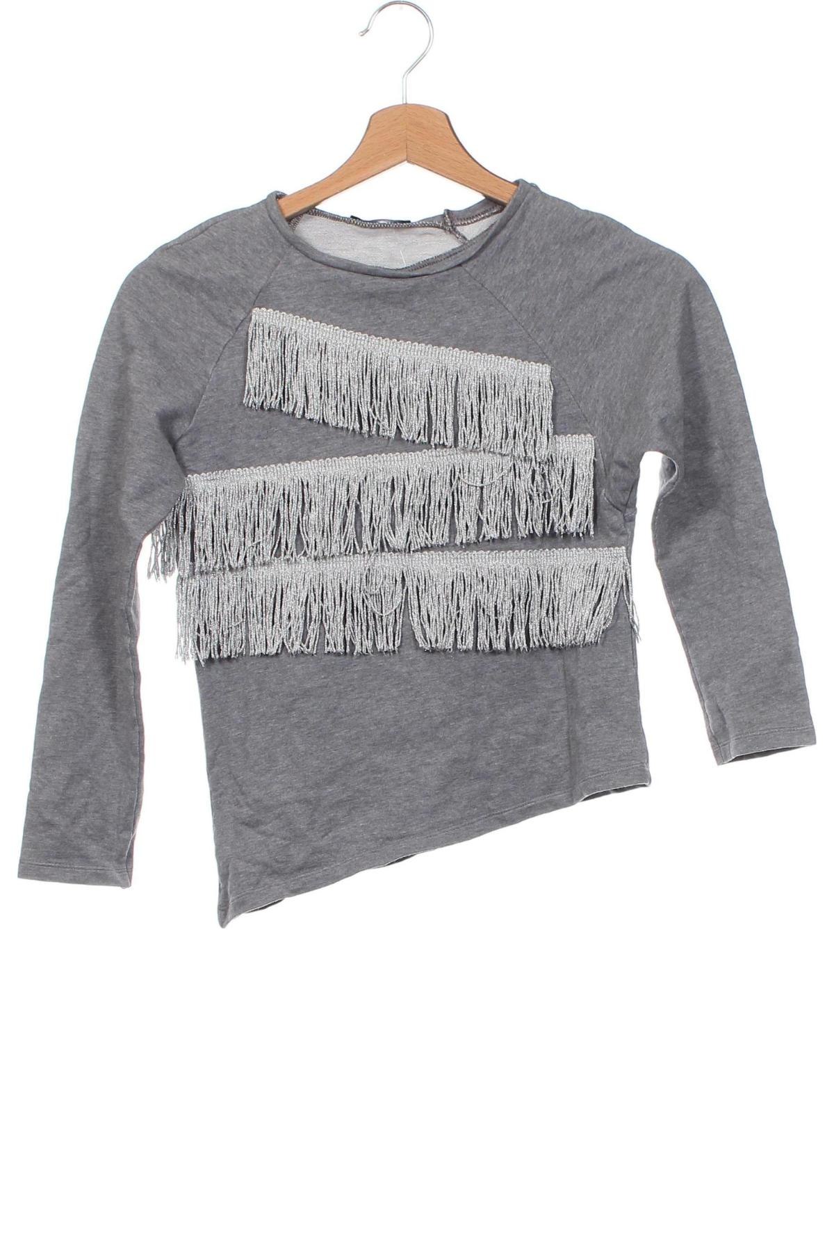 Kinder Shirt Sisley, Größe 9-10y/ 140-146 cm, Farbe Grau, Preis 5,99 €