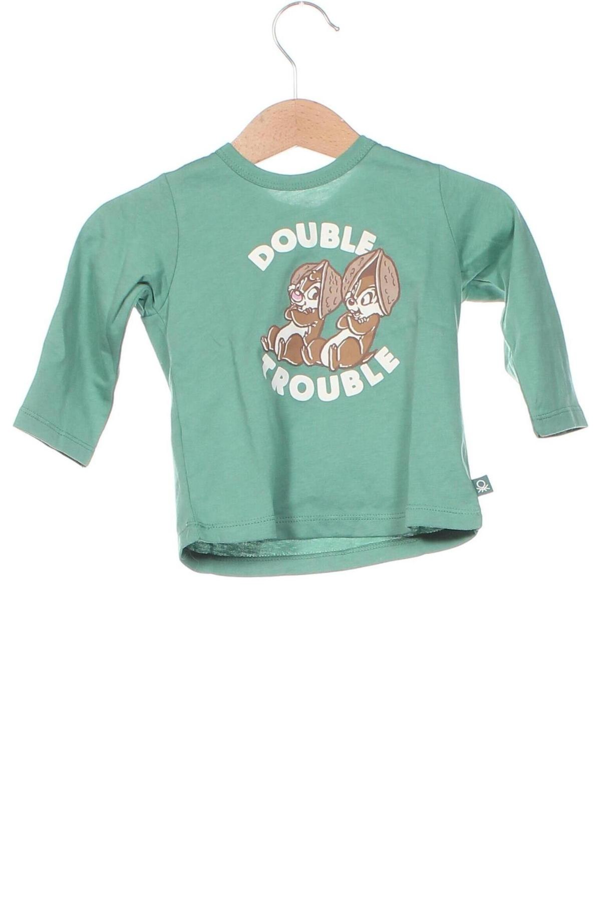 Detská blúzka  United Colors Of Benetton, Veľkosť 6-9m/ 68-74 cm, Farba Zelená, Cena  26,29 €