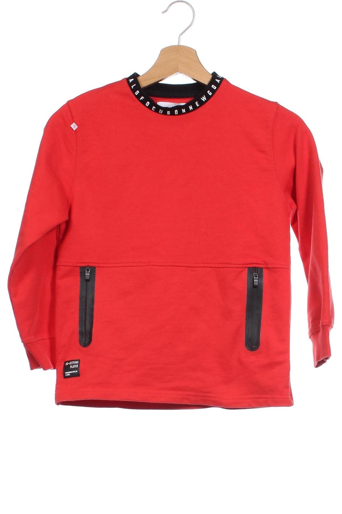 Kinder Shirt Zara, Größe 7-8y/ 128-134 cm, Farbe Rot, Preis 3,90 €