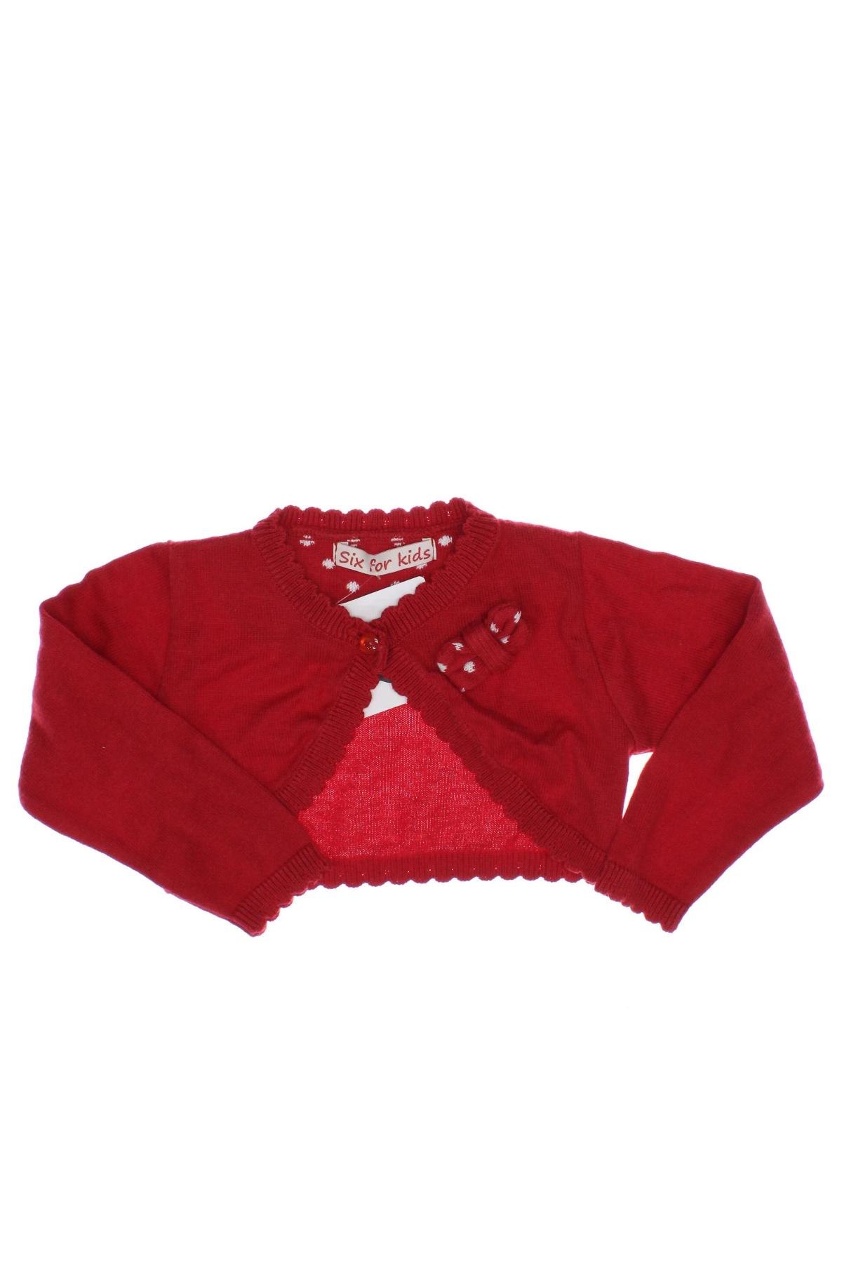 Kinder Strickjacke, Größe 9-12m/ 74-80 cm, Farbe Rot, Preis € 4,40