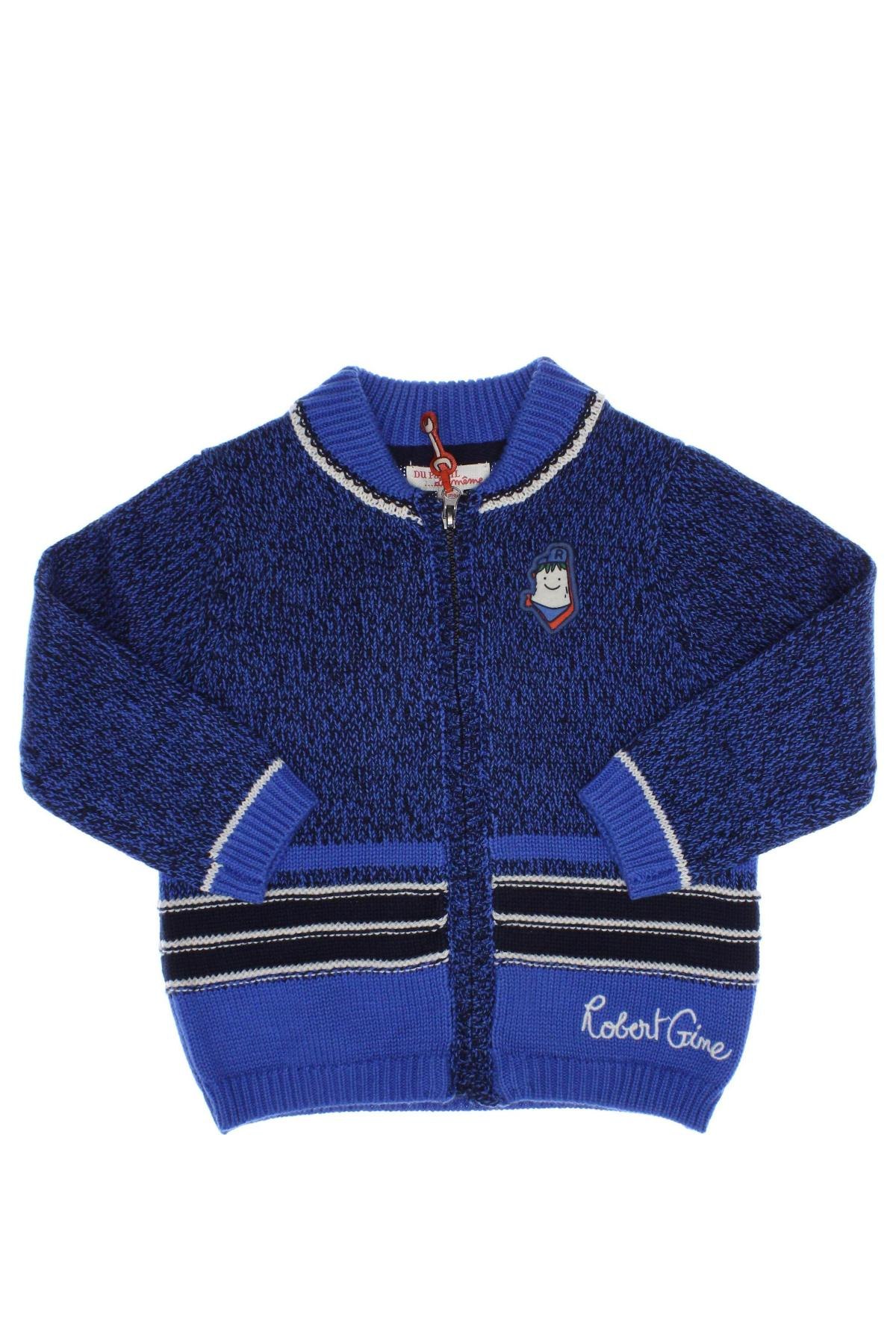 Kinder Strickjacke Du Pareil Au Meme, Größe 12-18m/ 80-86 cm, Farbe Blau, Preis € 7,93