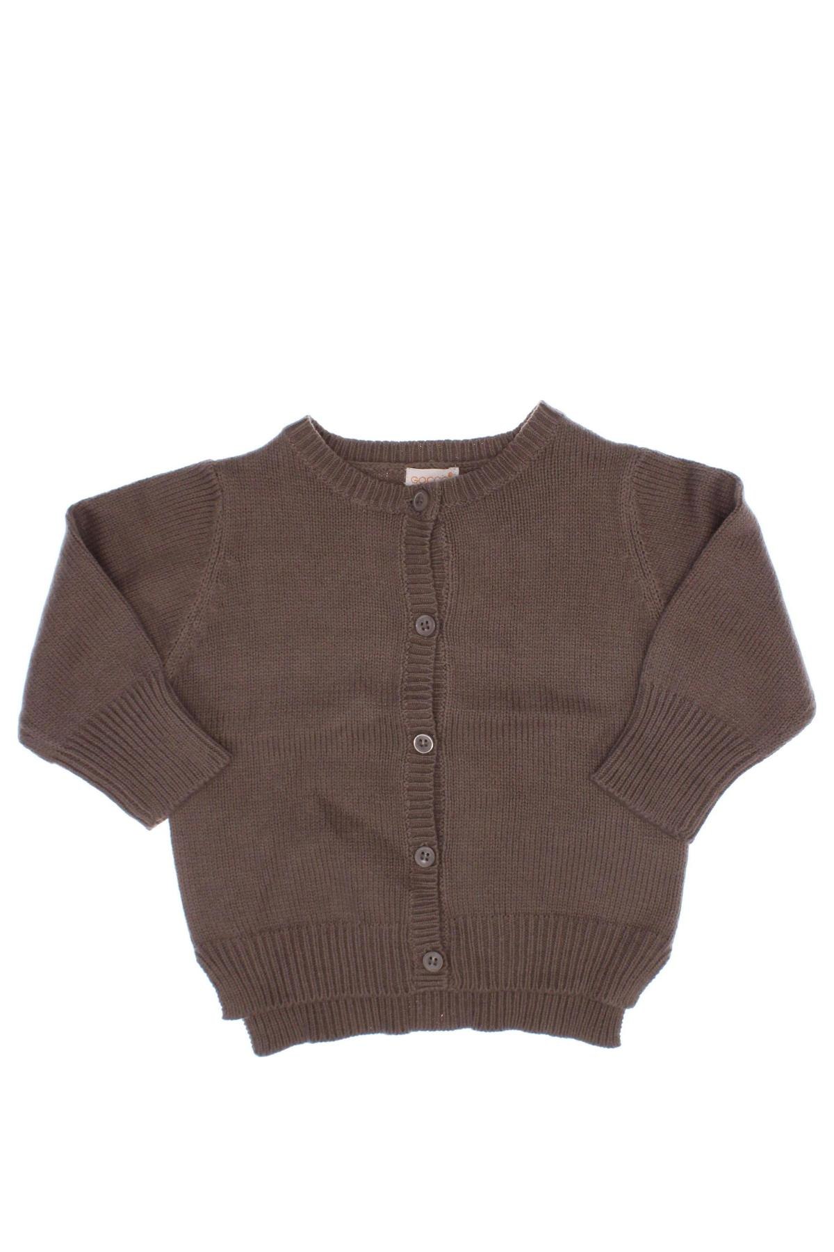 Kinder Strickjacke Gocco, Größe 9-12m/ 74-80 cm, Farbe Braun, Preis € 12,36