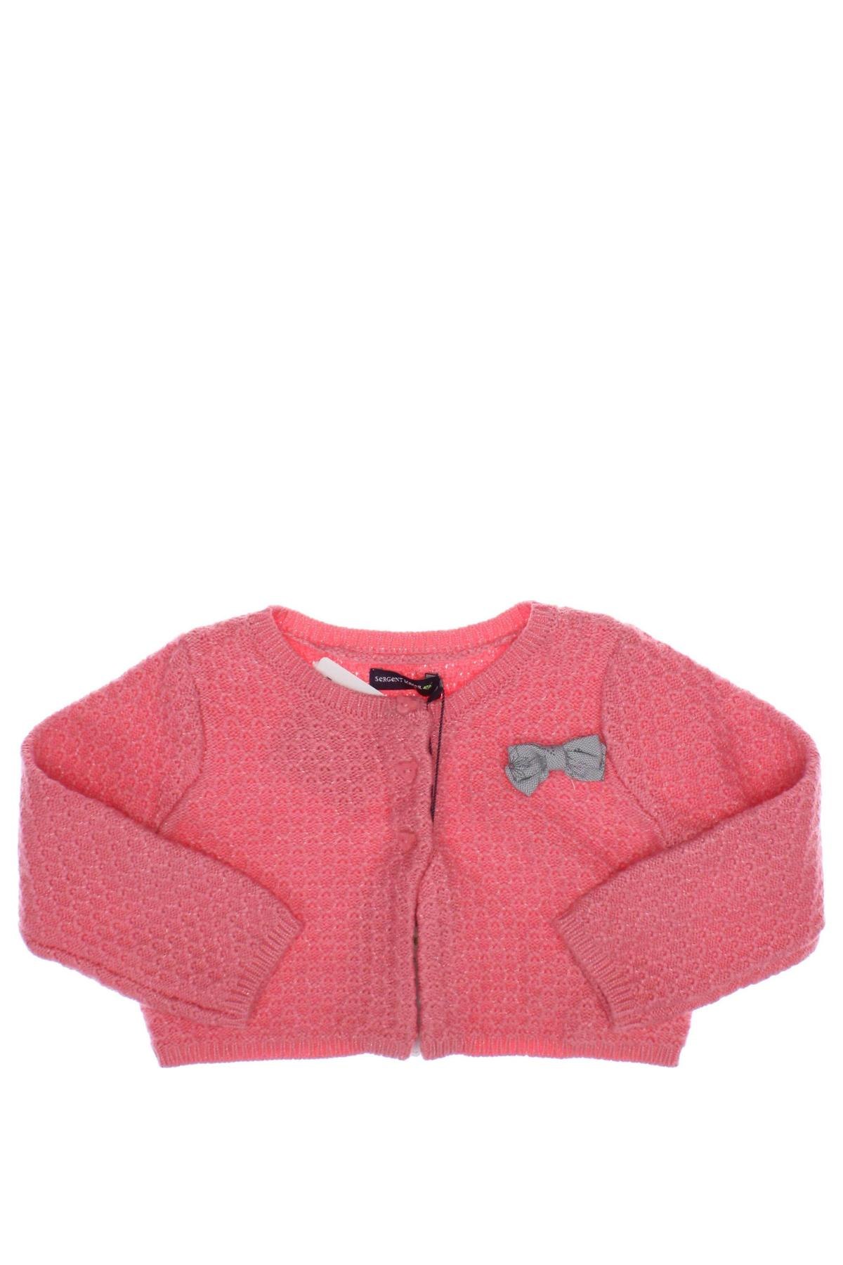 Kinder Strickjacke Sergent Major, Größe 12-18m/ 80-86 cm, Farbe Rosa, Preis 11,83 €