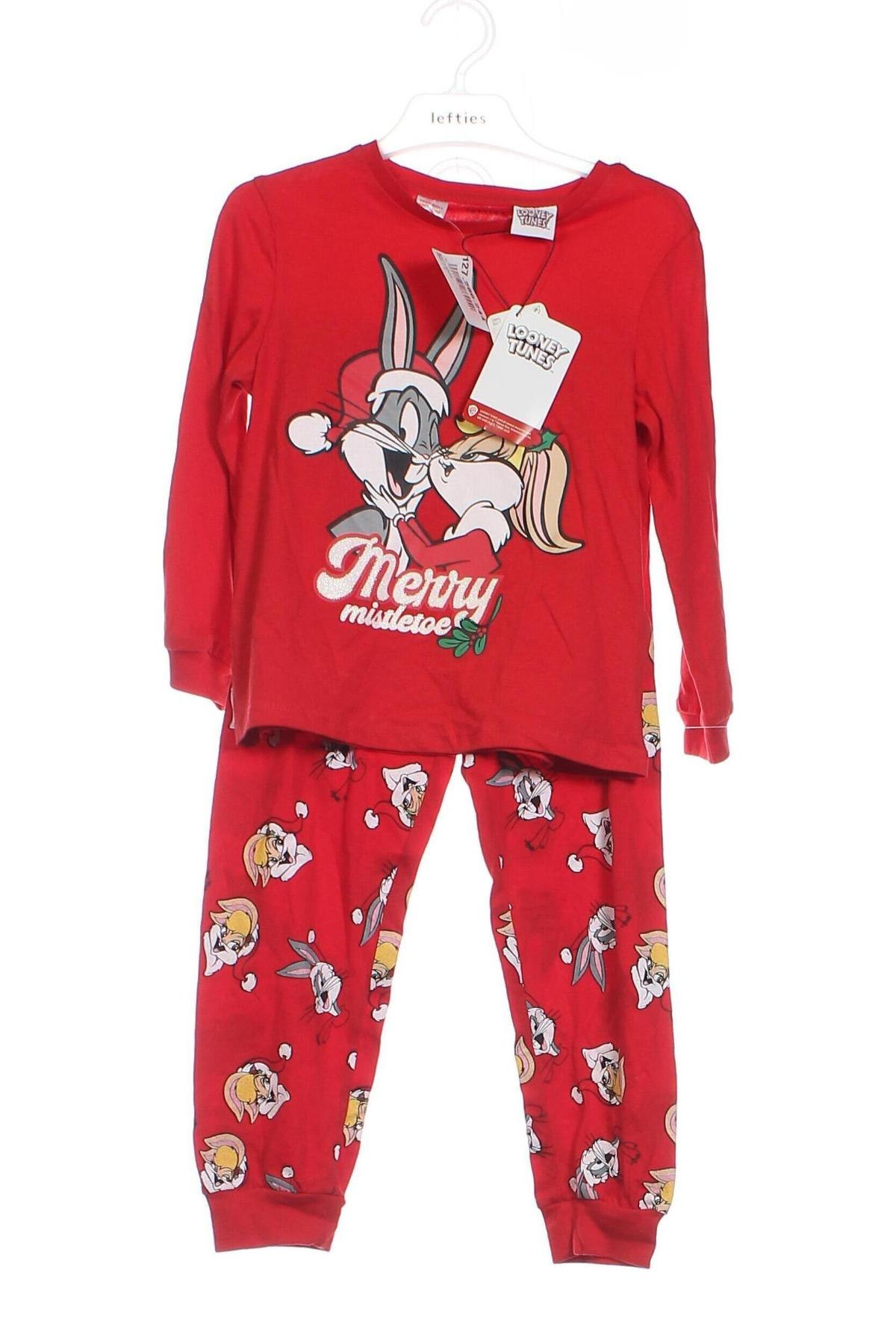 Kinder Pyjama  Lefties, Größe 5-6y/ 116-122 cm, Farbe Rot, Preis 11,46 €