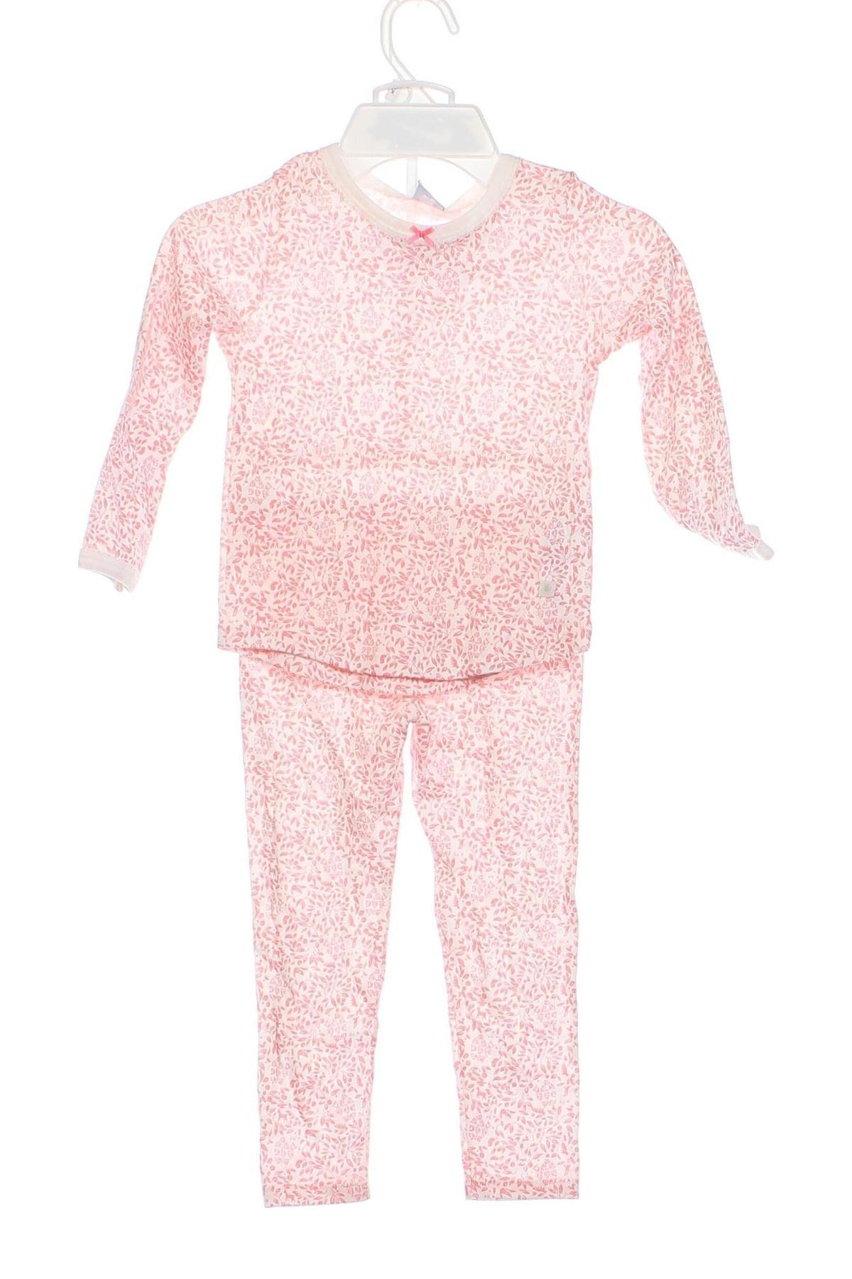 Детска пижама Petit Bateau, Размер 2-3y/ 98-104 см, Цвят Розов, Цена 32,00 лв.