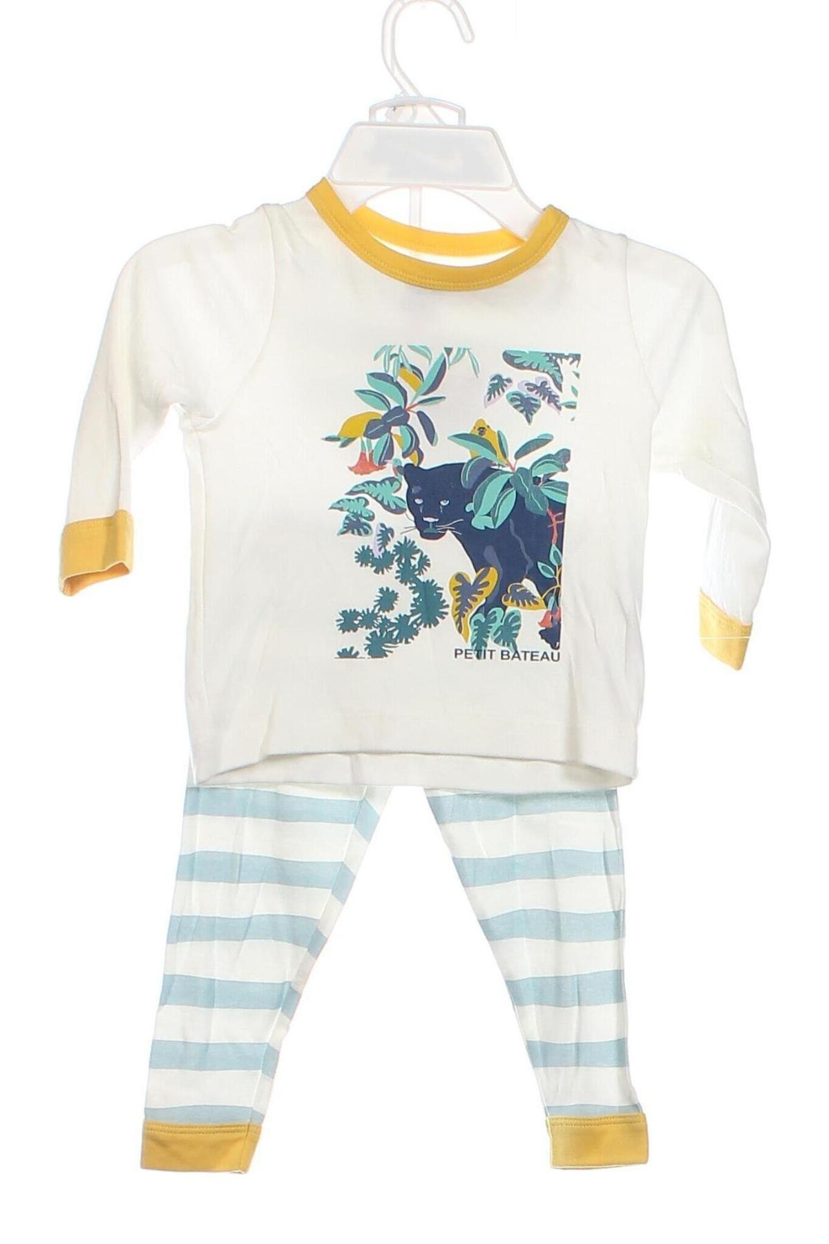 Kinder Pyjama  Petit Bateau, Größe 12-18m/ 80-86 cm, Farbe Mehrfarbig, Preis 18,14 €