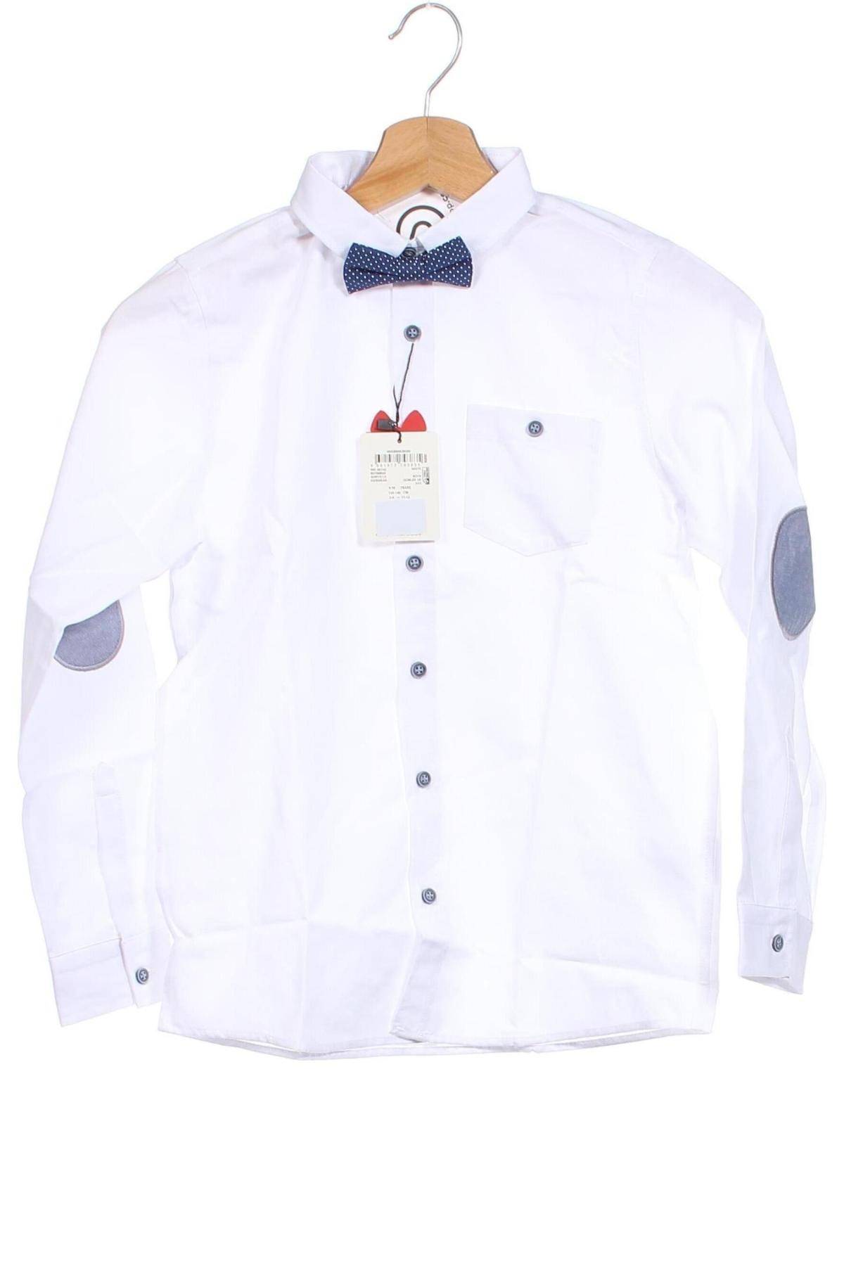 Детска риза Koton, Размер 8-9y/ 134-140 см, Цвят Бял, Цена 33,12 лв.