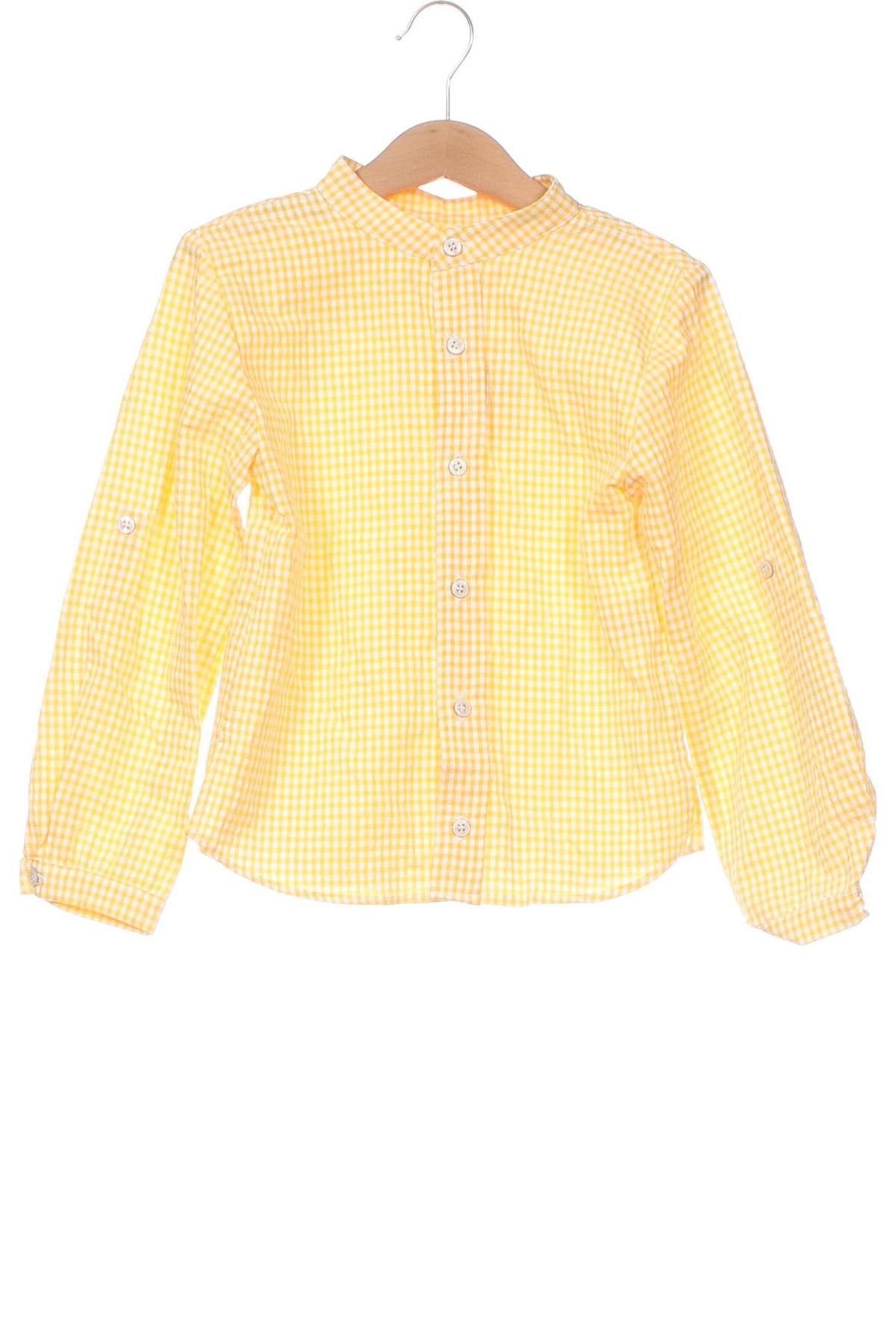 Παιδικό πουκάμισο Lola Palacios, Μέγεθος 7-8y/ 128-134 εκ., Χρώμα Κίτρινο, Τιμή 4,18 €