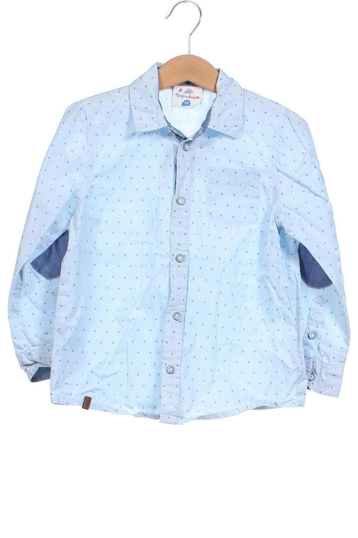 Kinderhemd Topolino, Größe 3-4y/ 104-110 cm, Farbe Blau, Preis € 6,02