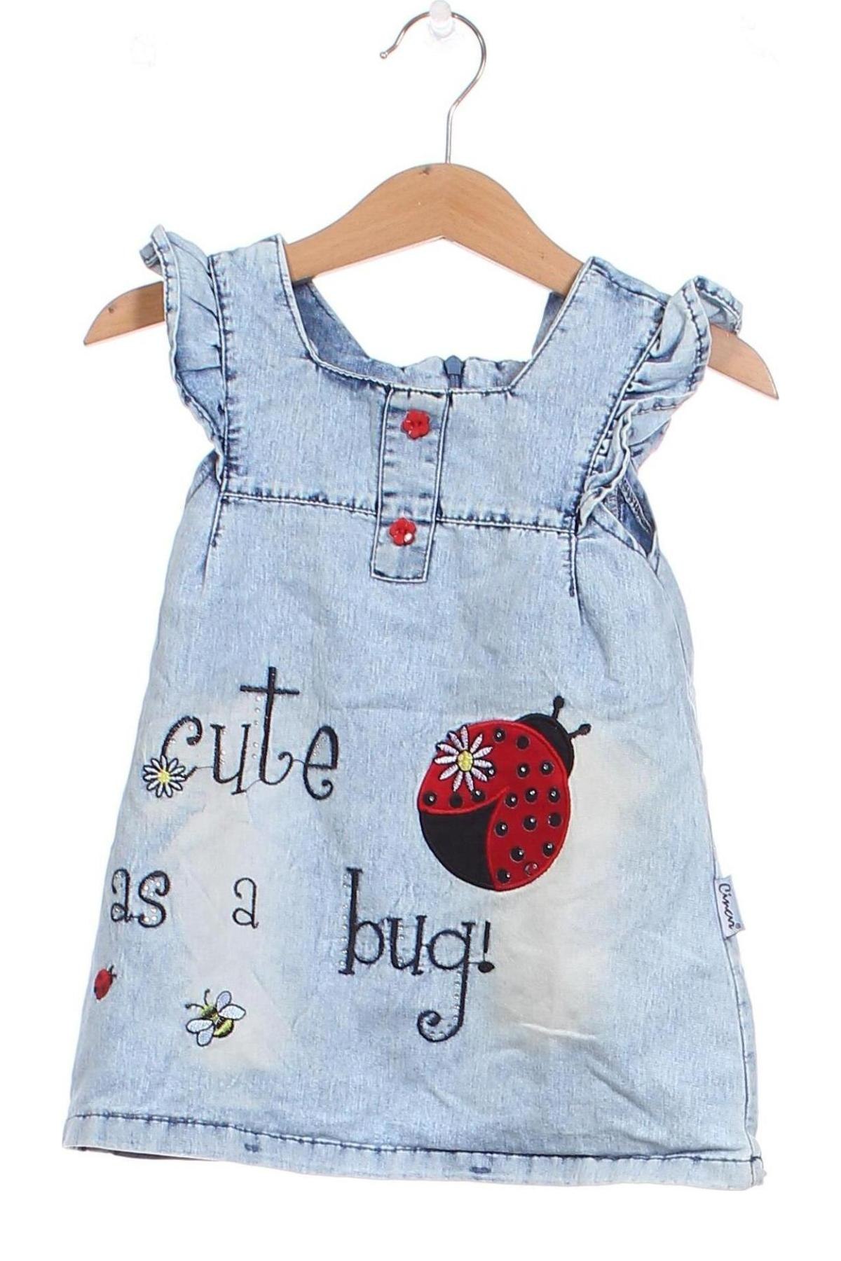 Kinderkleid, Größe 9-12m/ 74-80 cm, Farbe Blau, Preis € 6,26