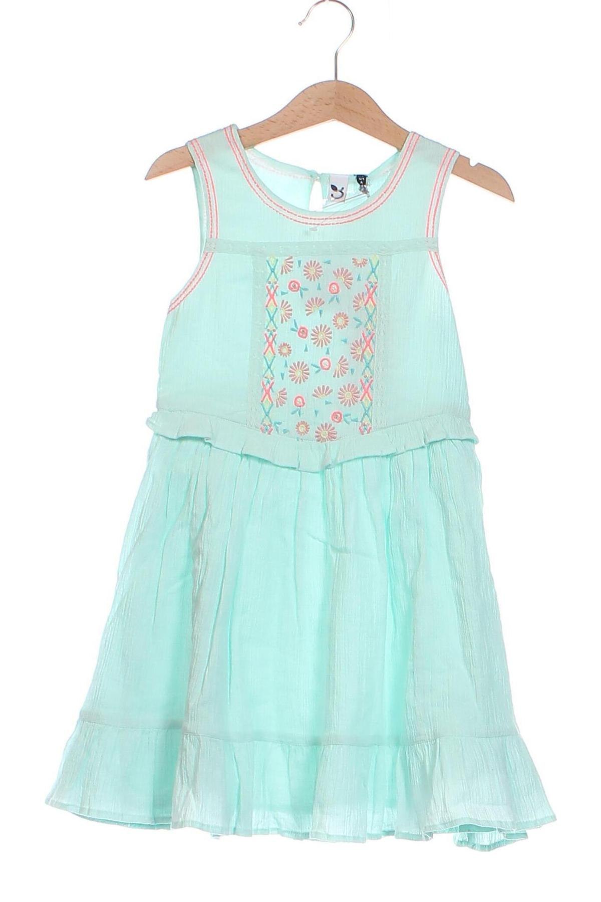 Kinderkleid 3 Pommes, Größe 3-4y/ 104-110 cm, Farbe Blau, Preis € 16,72