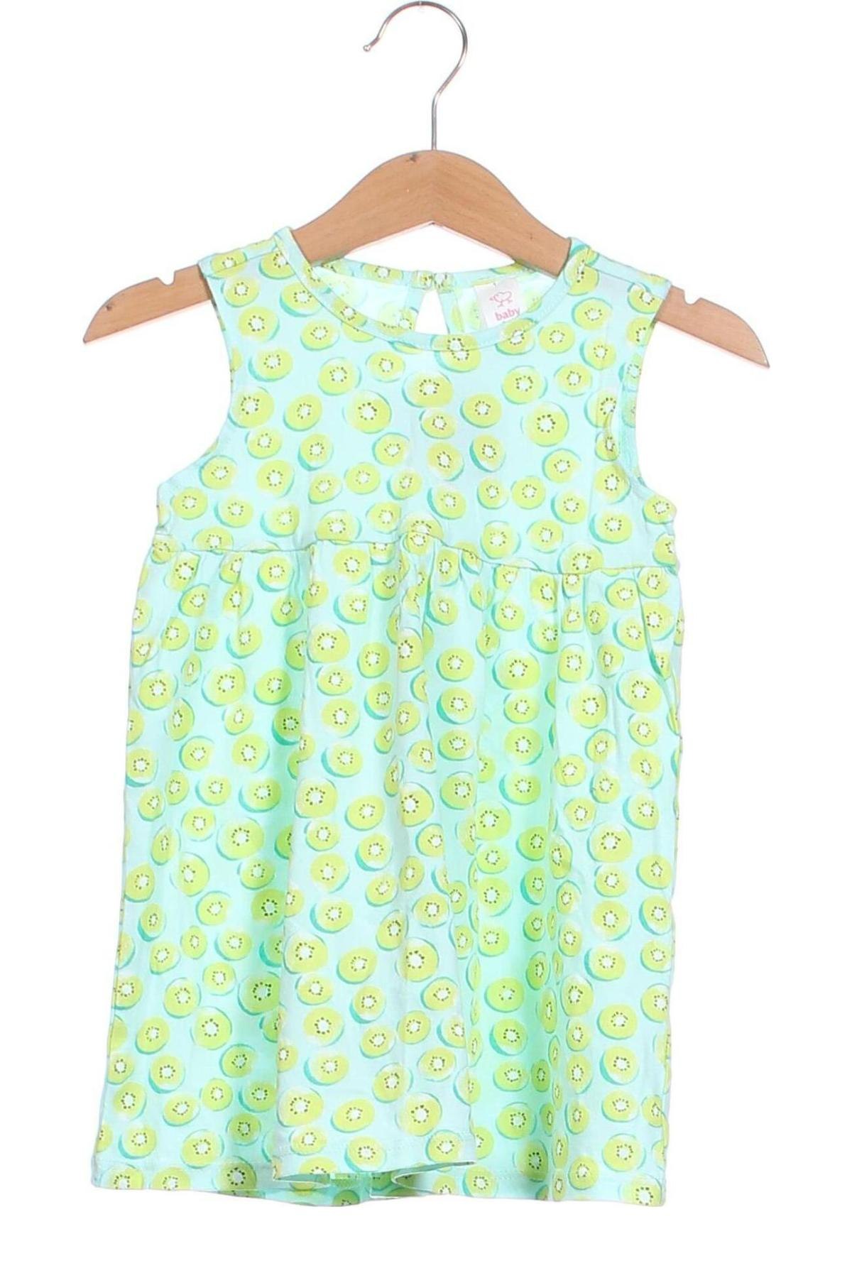 Детска рокля Baby Club, Размер 12-18m/ 80-86 см, Цвят Зелен, Цена 13,37 лв.