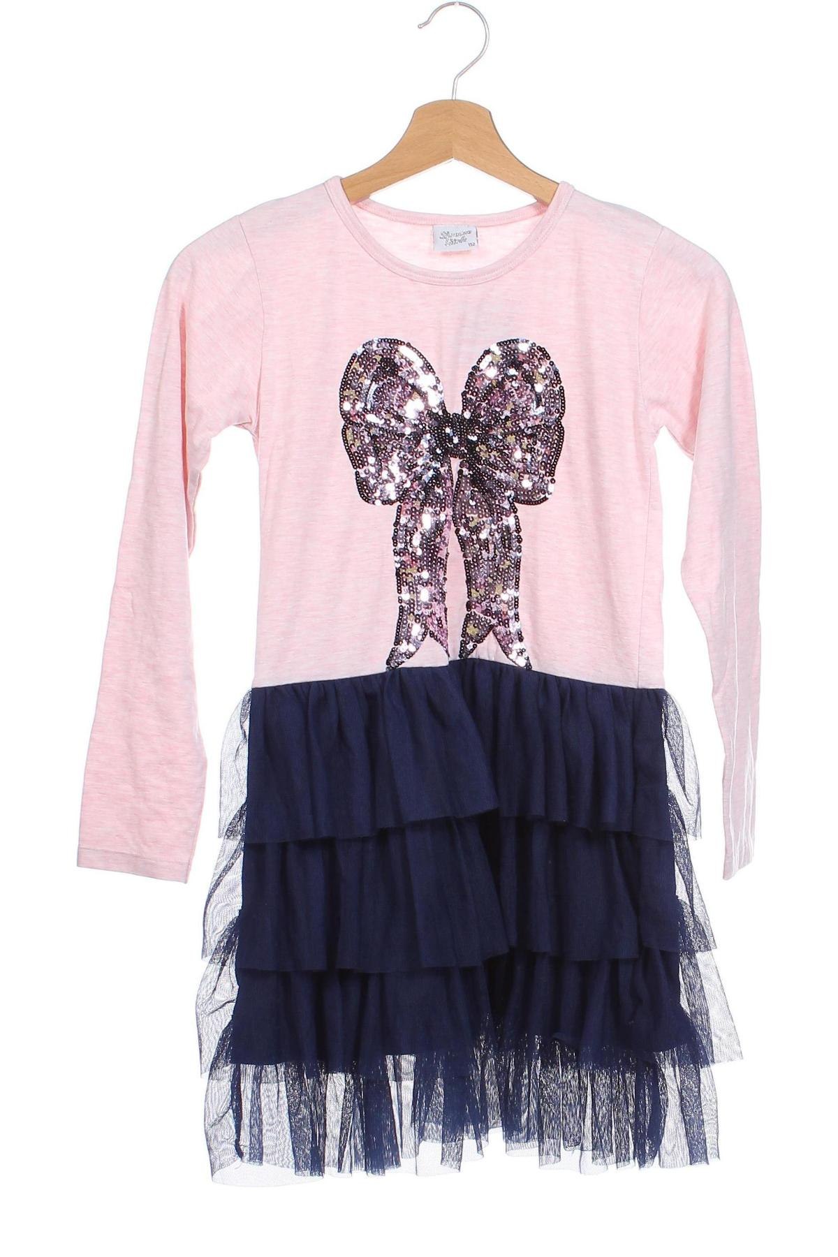 Детска рокля Breeze, Размер 10-11y/ 146-152 см, Цвят Розов, Цена 11,22 лв.