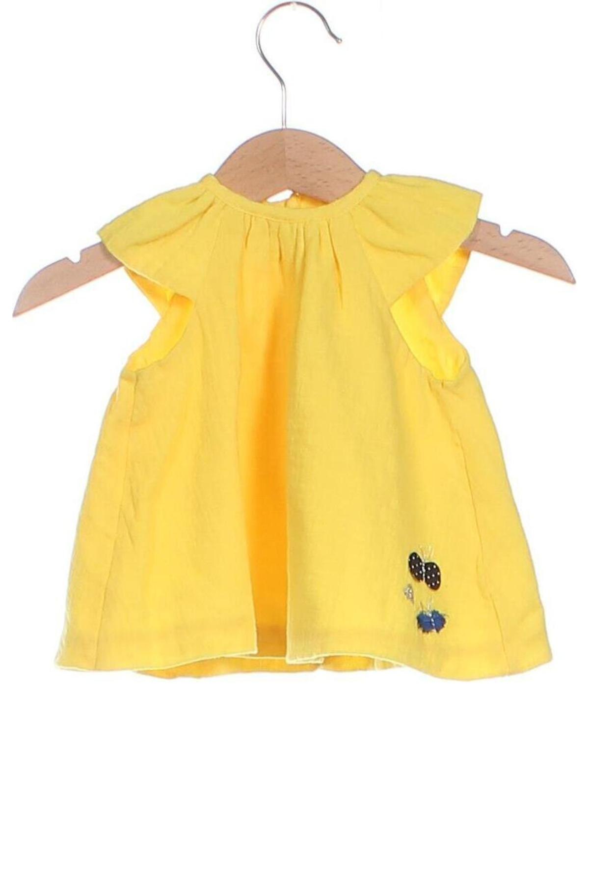 Kinderkleid Catimini, Größe 3-6m/ 62-68 cm, Farbe Gelb, Preis 5,53 €