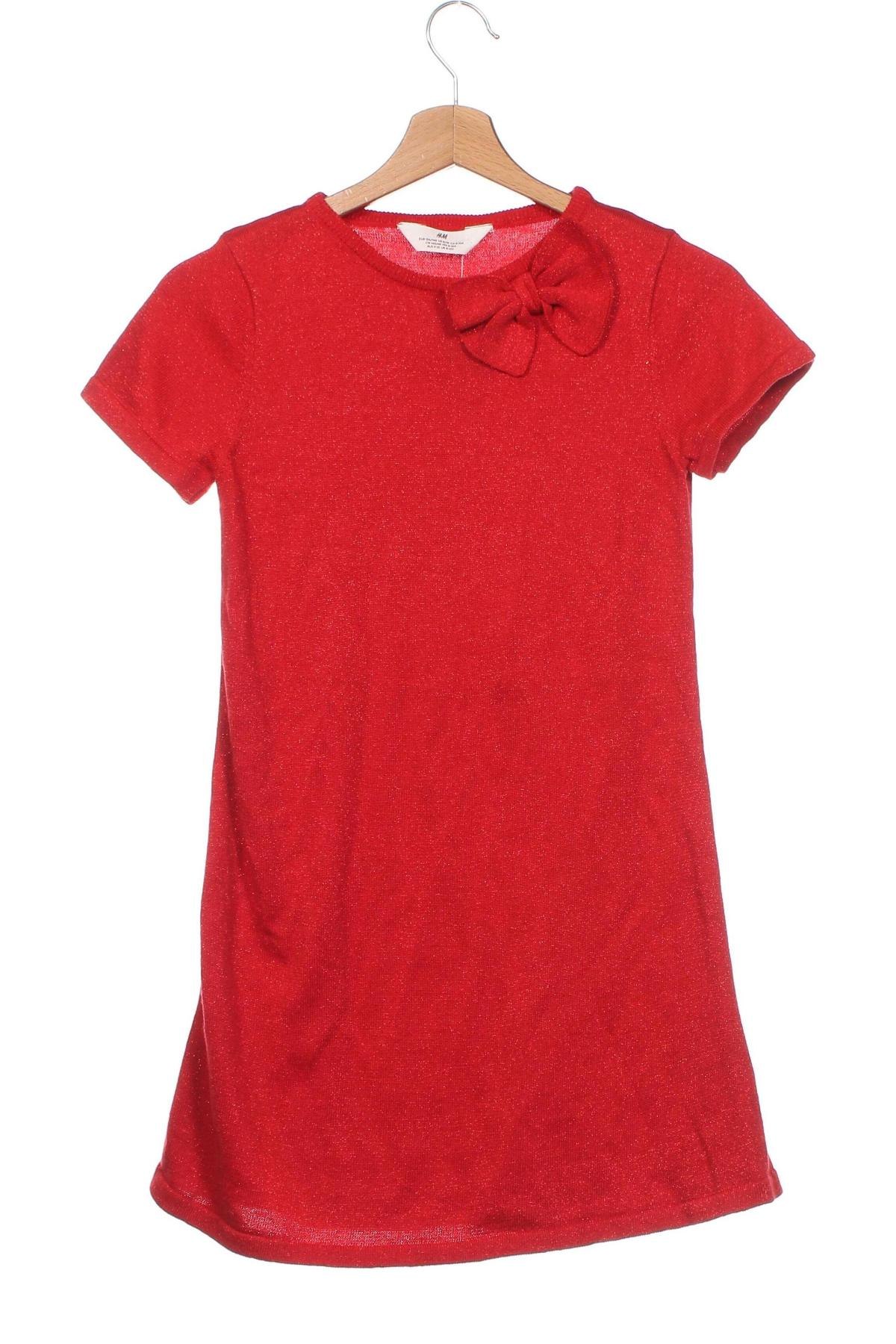 Kinderkleid H&M, Größe 8-9y/ 134-140 cm, Farbe Rot, Preis 5,99 €