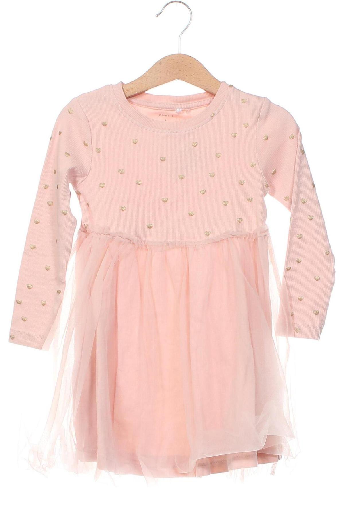 Dětské šaty  Name It, Velikost 3-4y/ 104-110 cm, Barva Růžová, Cena  376,00 Kč