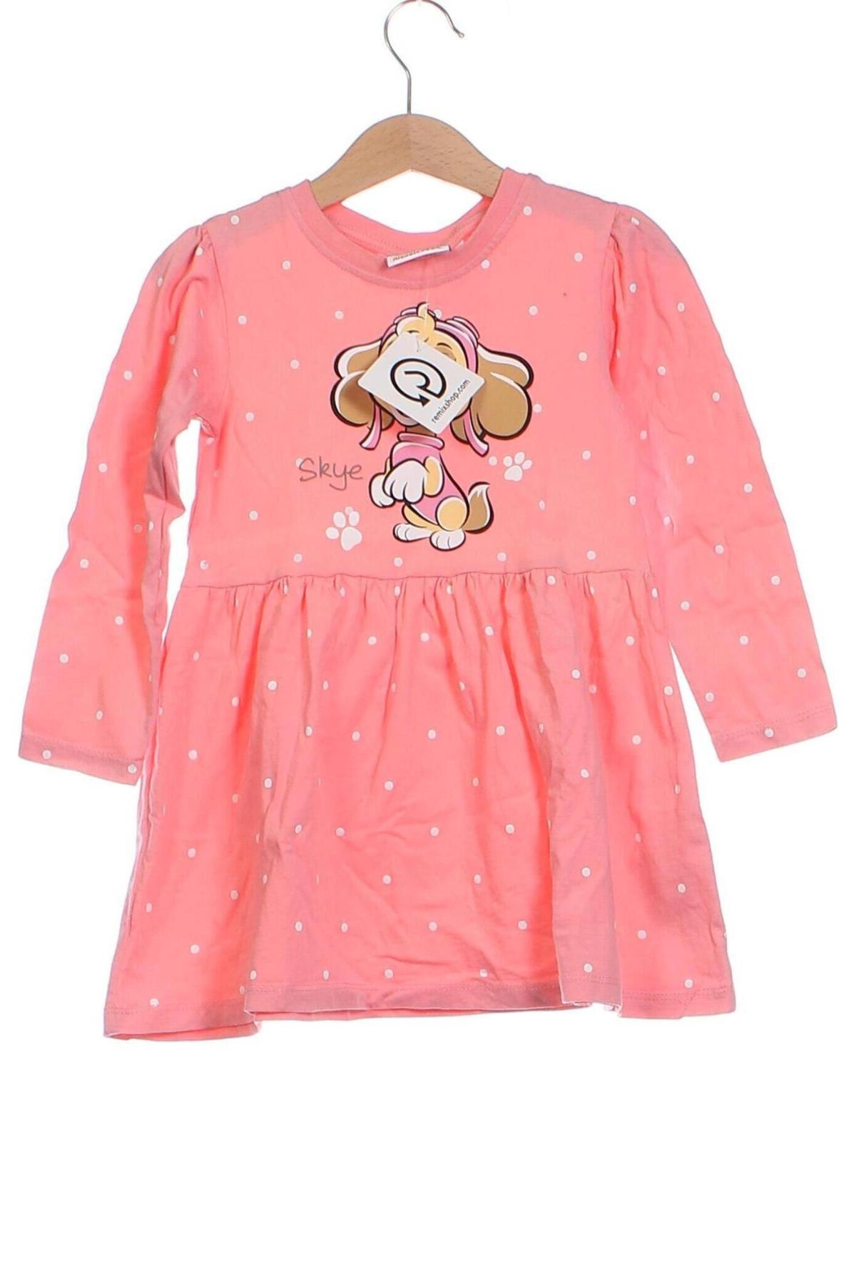 Kinderkleid Nickelodeon, Größe 18-24m/ 86-98 cm, Farbe Rosa, Preis 5,40 €