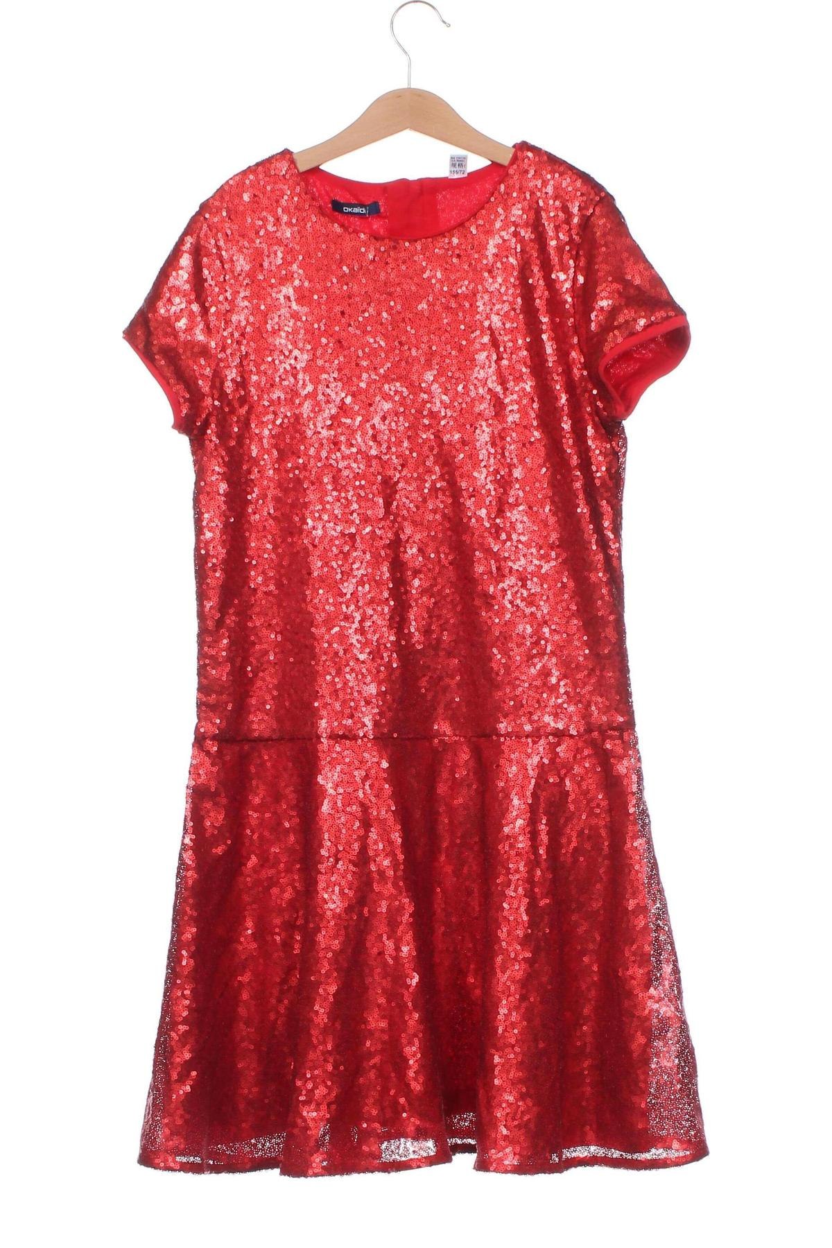 Kinderkleid Okaidi, Größe 12-13y/ 158-164 cm, Farbe Rot, Preis € 30,41