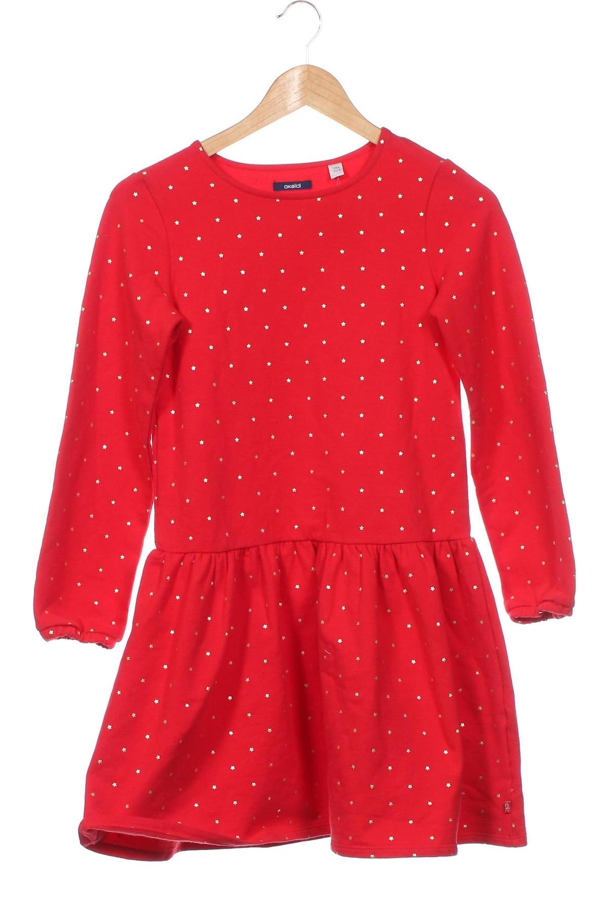 Kinderkleid Okaidi, Größe 10-11y/ 146-152 cm, Farbe Rot, Preis € 8,04