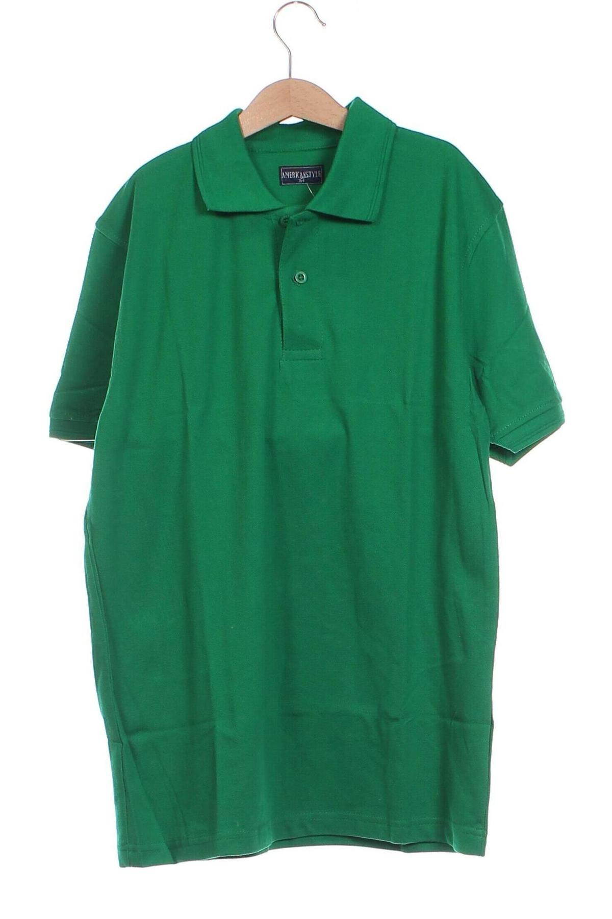 Детска тениска, Размер 13-14y/ 164-168 см, Цвят Зелен, Цена 12,00 лв.