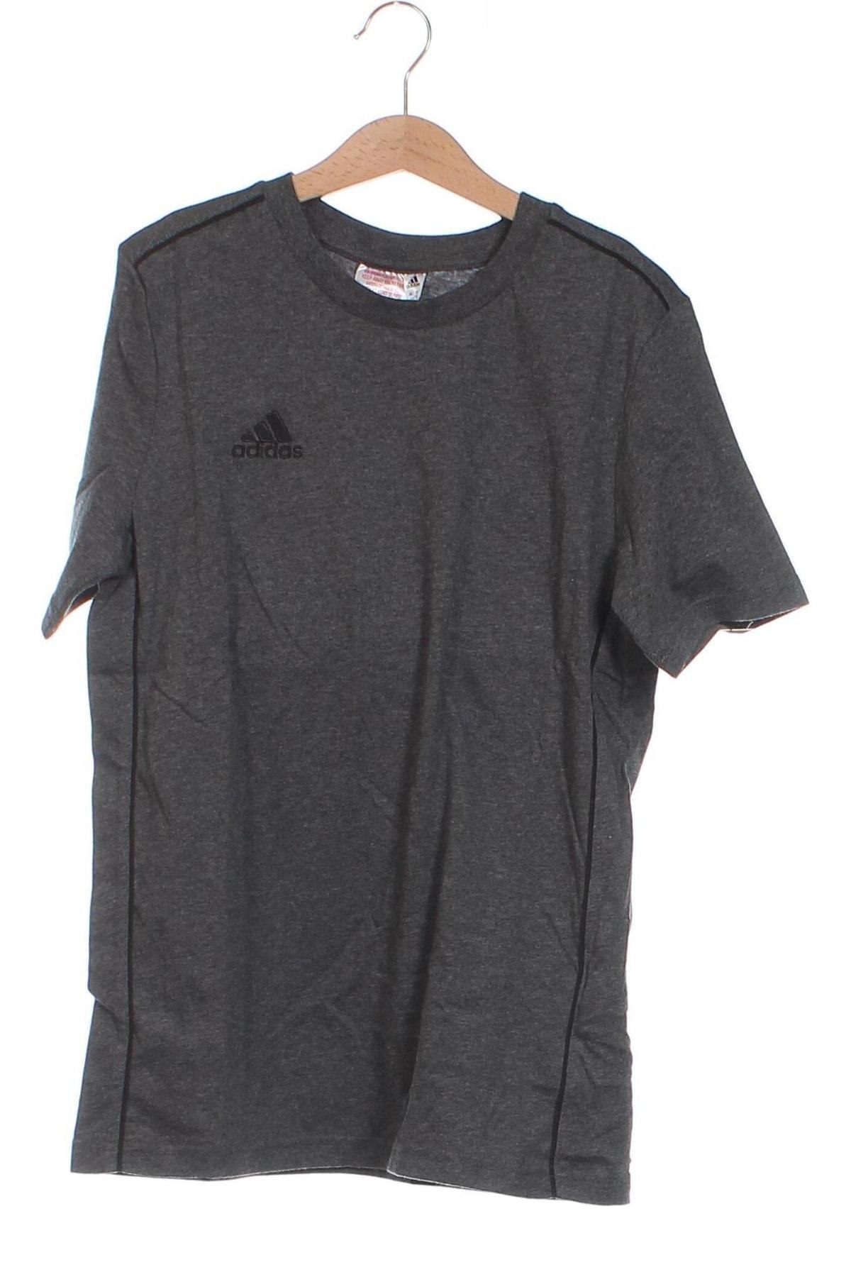 Kinder T-Shirt Adidas, Größe 11-12y/ 152-158 cm, Farbe Grau, Preis 25,26 €