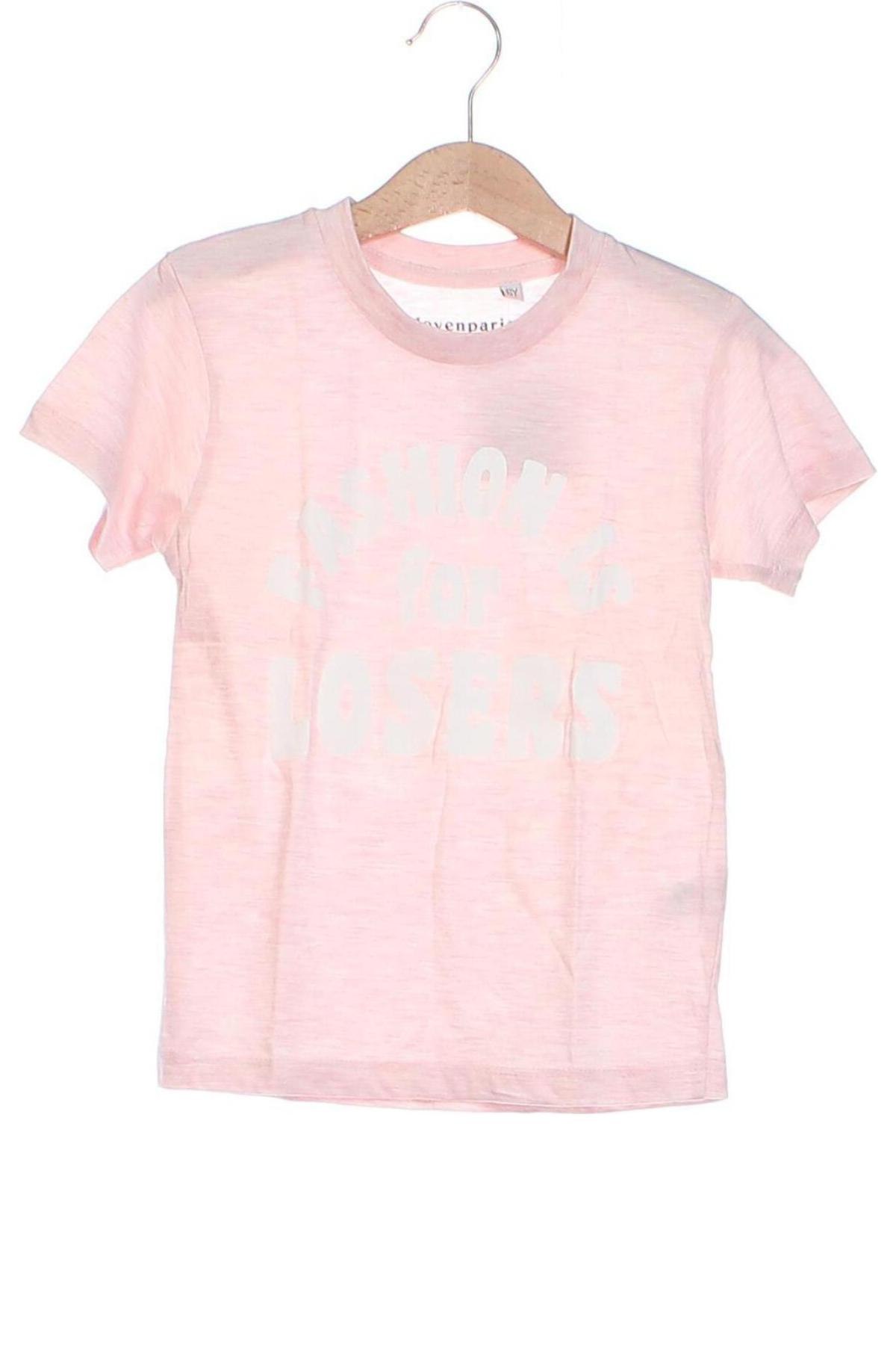 Dziecięcy T-shirt Eleven Paris, Rozmiar 5-6y/ 116-122 cm, Kolor Różowy, Cena 34,12 zł