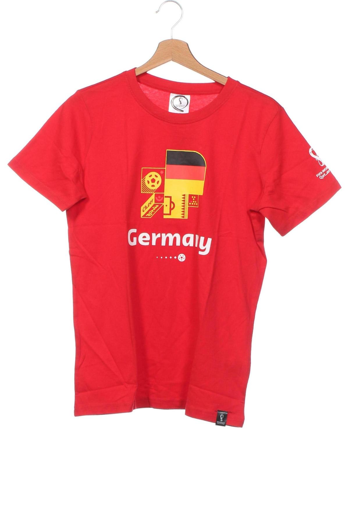 Kinder T-Shirt Fifa World Cup, Größe 12-13y/ 158-164 cm, Farbe Rot, Preis € 2,47