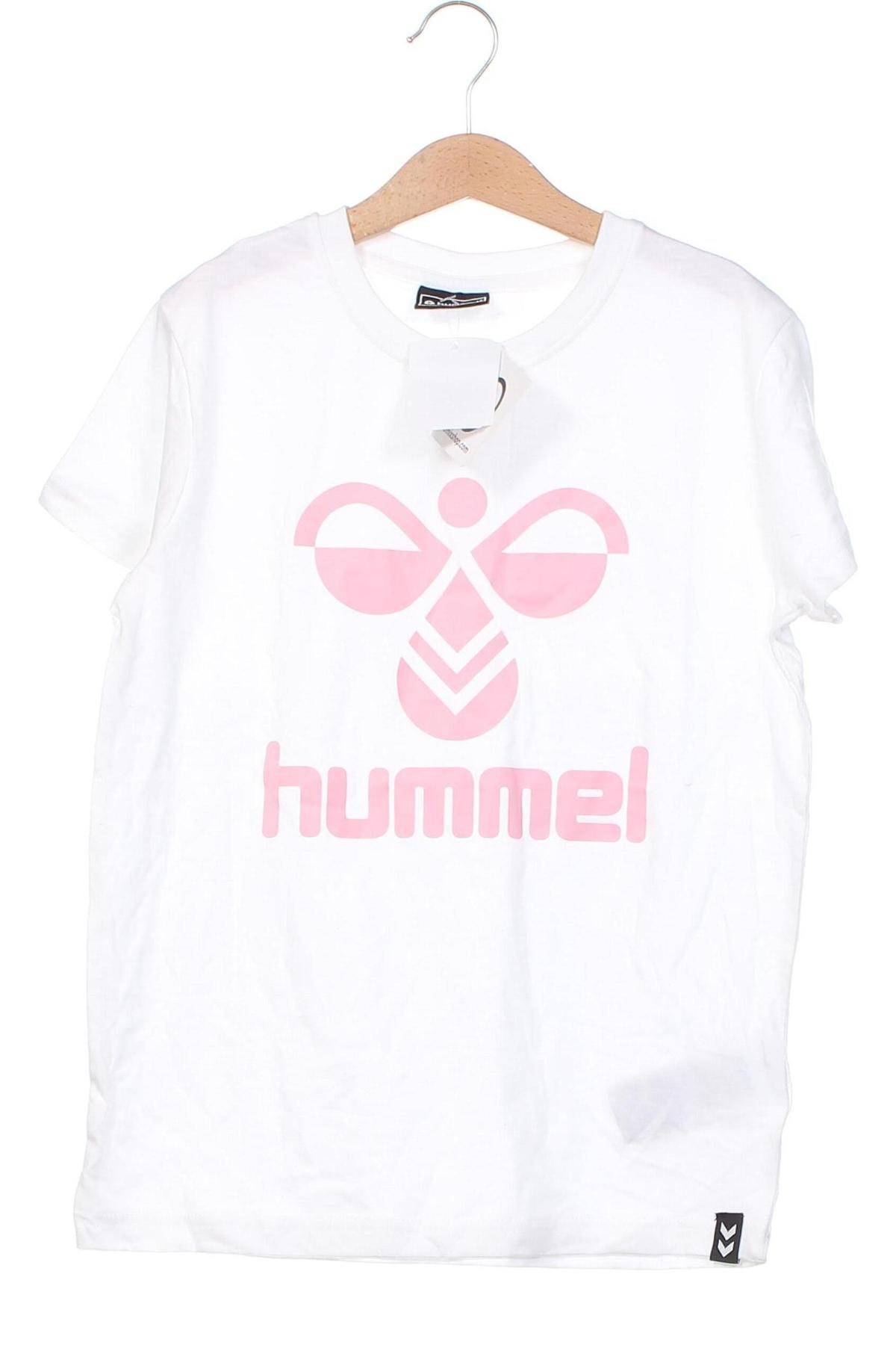 Детска тениска Hummel, Размер 8-9y/ 134-140 см, Цвят Бял, Цена 7,25 лв.