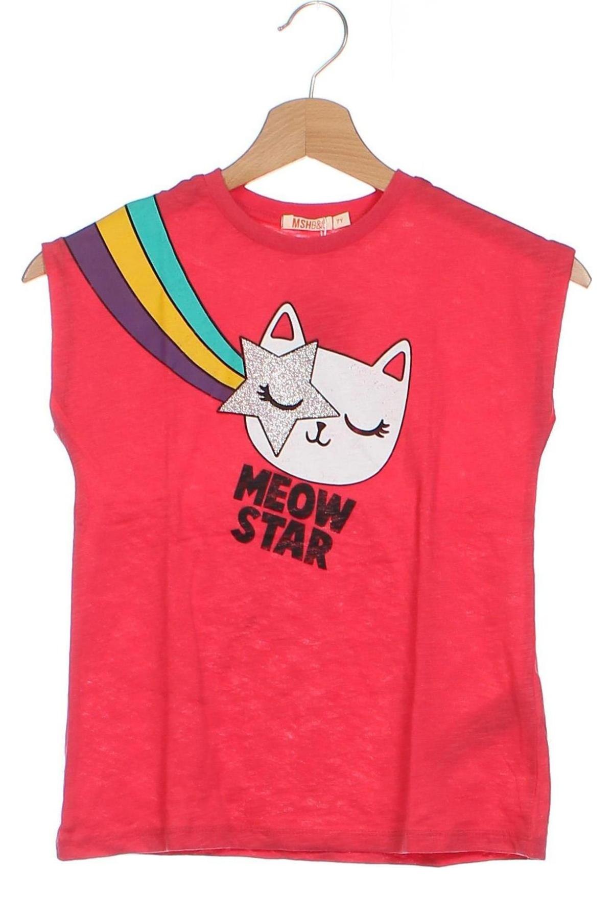 Παιδικό μπλουζάκι Mushi, Μέγεθος 6-7y/ 122-128 εκ., Χρώμα Ρόζ , Τιμή 8,25 €