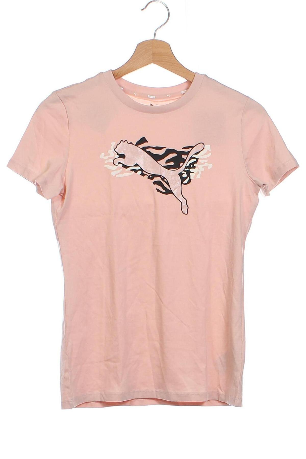 Kinder T-Shirt PUMA, Größe 12-13y/ 158-164 cm, Farbe Rosa, Preis 22,35 €