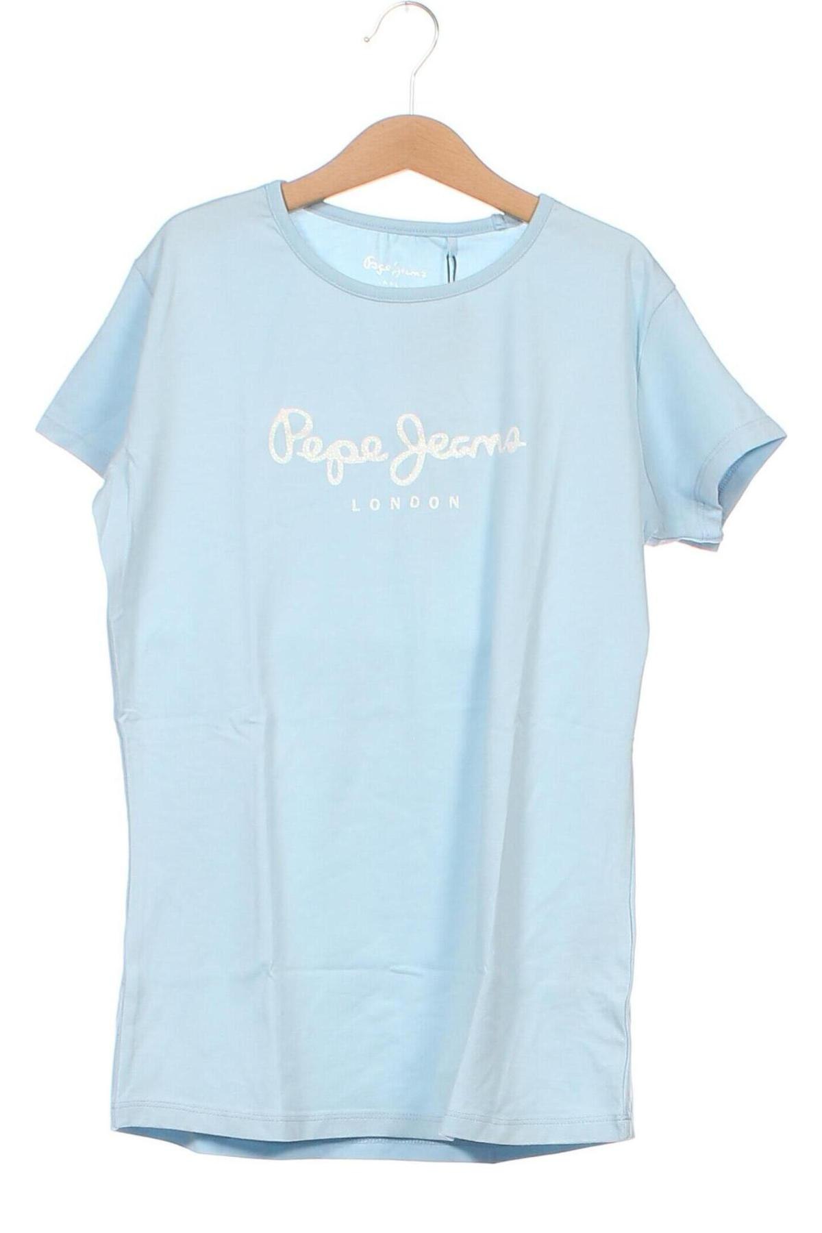 Tricou pentru copii Pepe Jeans, Mărime 12-13y/ 158-164 cm, Culoare Albastru, Preț 107,37 Lei