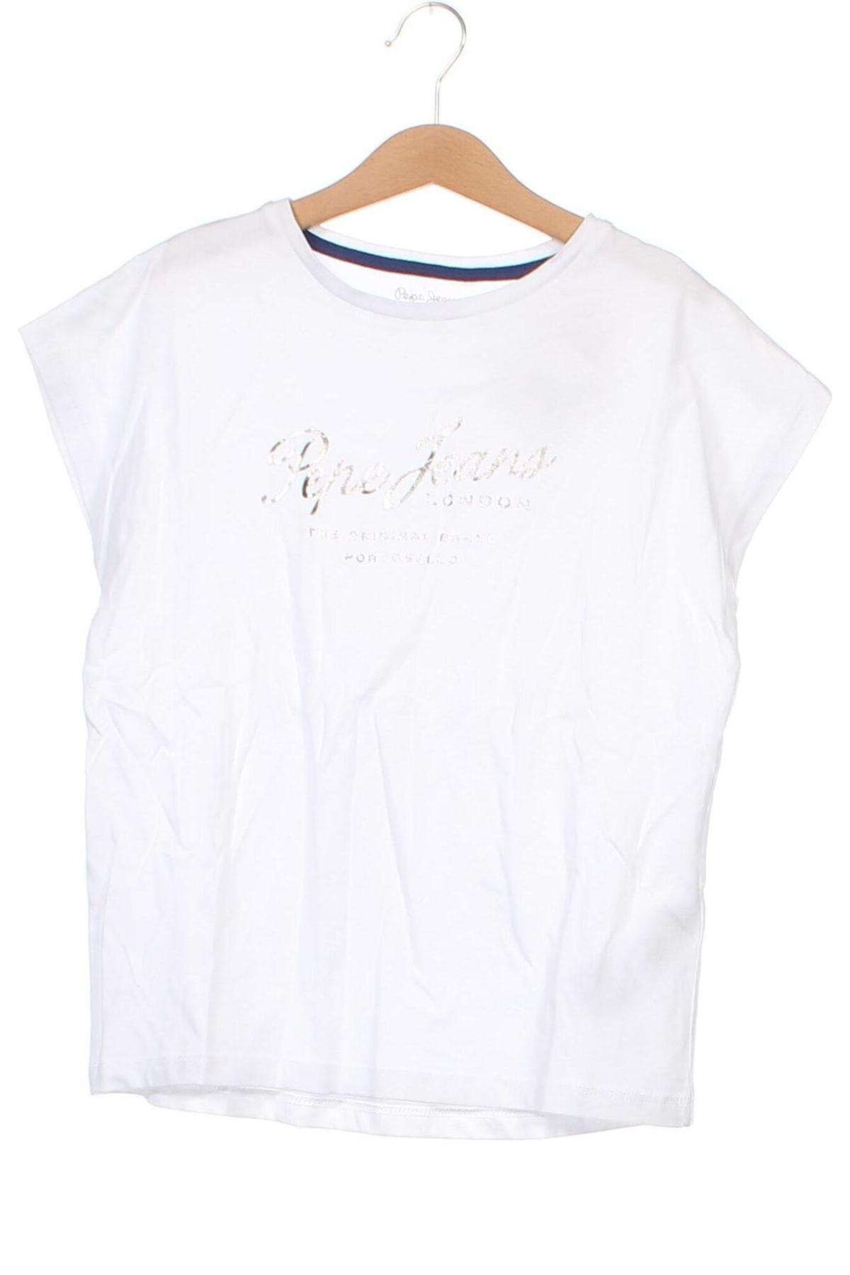 Παιδικό μπλουζάκι Pepe Jeans, Μέγεθος 8-9y/ 134-140 εκ., Χρώμα Λευκό, Τιμή 10,52 €