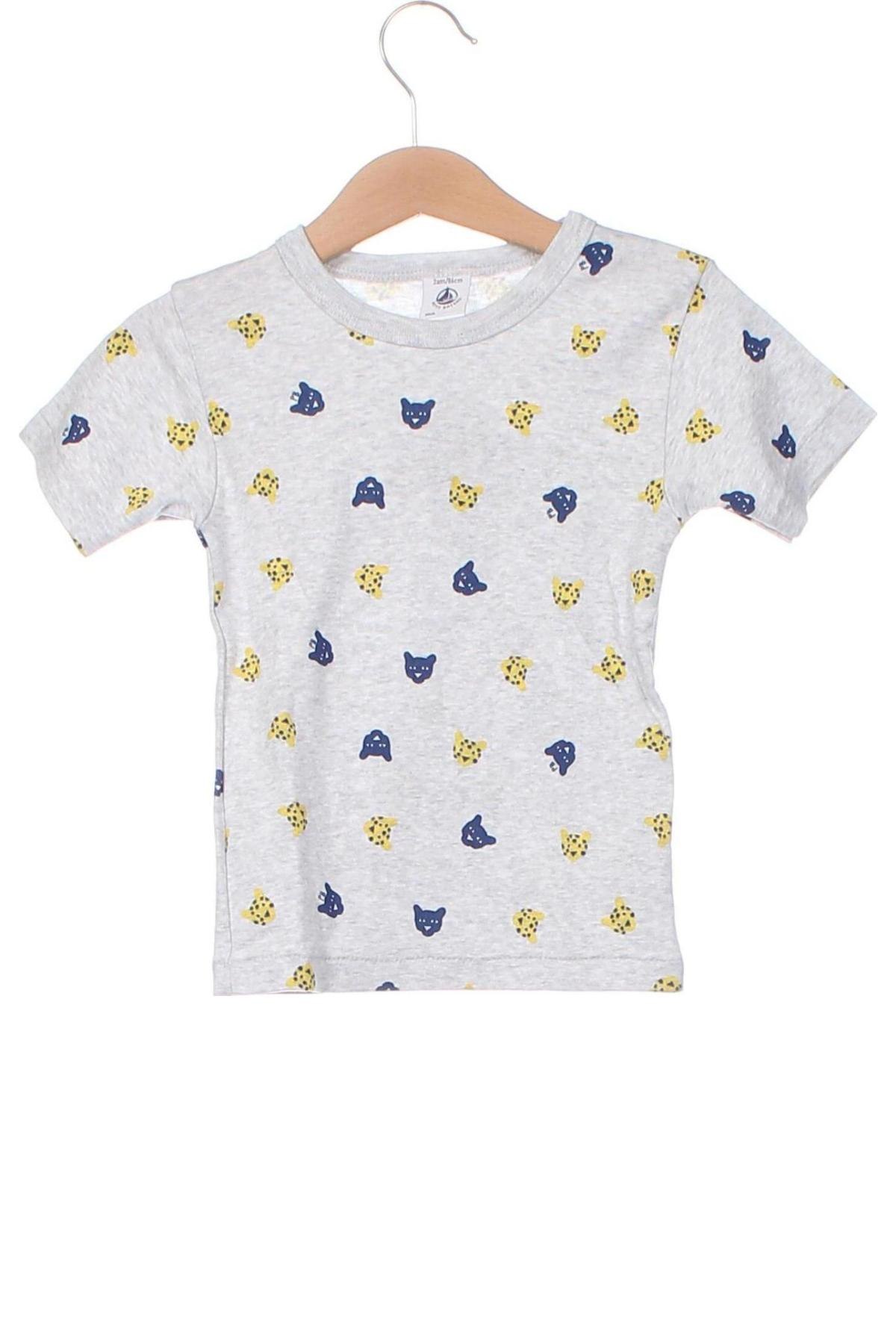 Tricou pentru copii Petit Bateau, Mărime 18-24m/ 86-98 cm, Culoare Gri, Preț 134,21 Lei