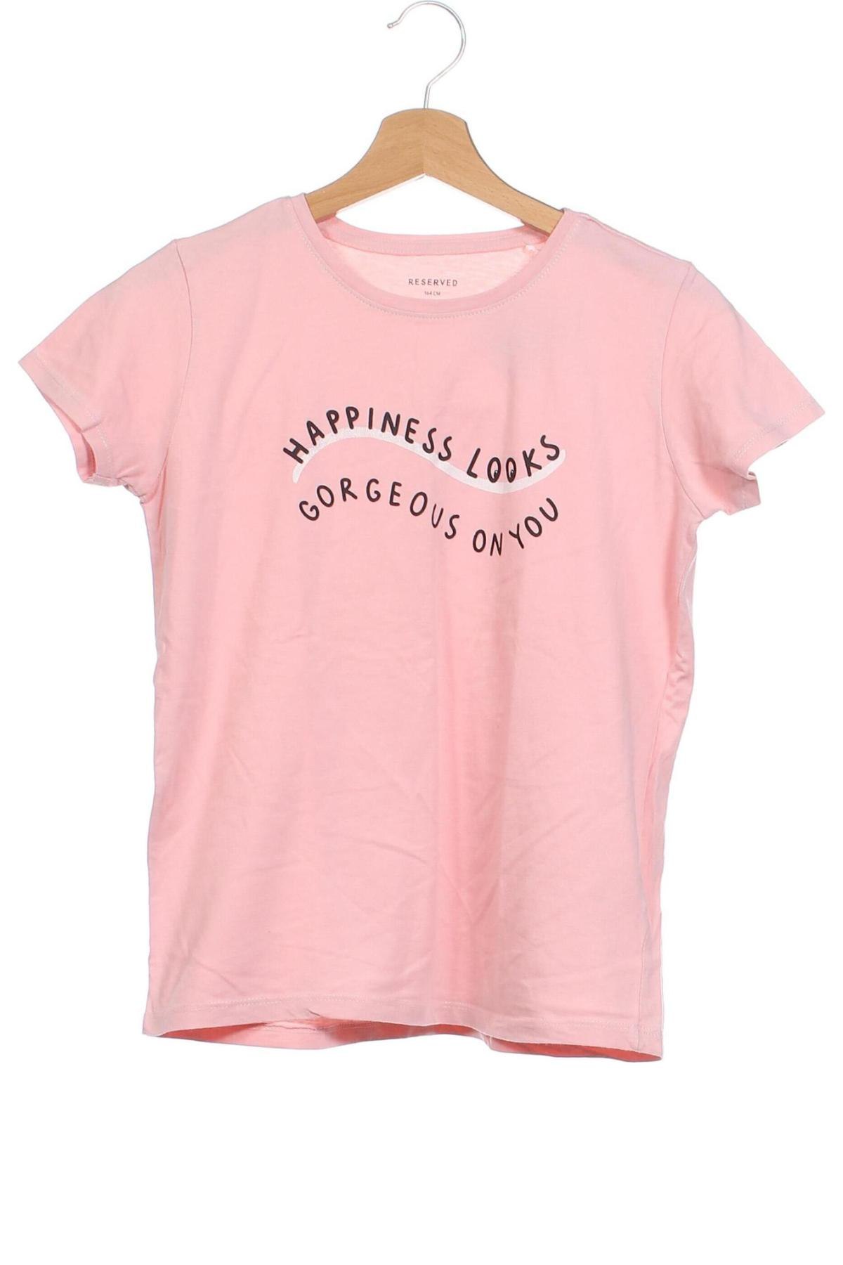 Kinder T-Shirt Reserved, Größe 13-14y/ 164-168 cm, Farbe Rosa, Preis € 6,02